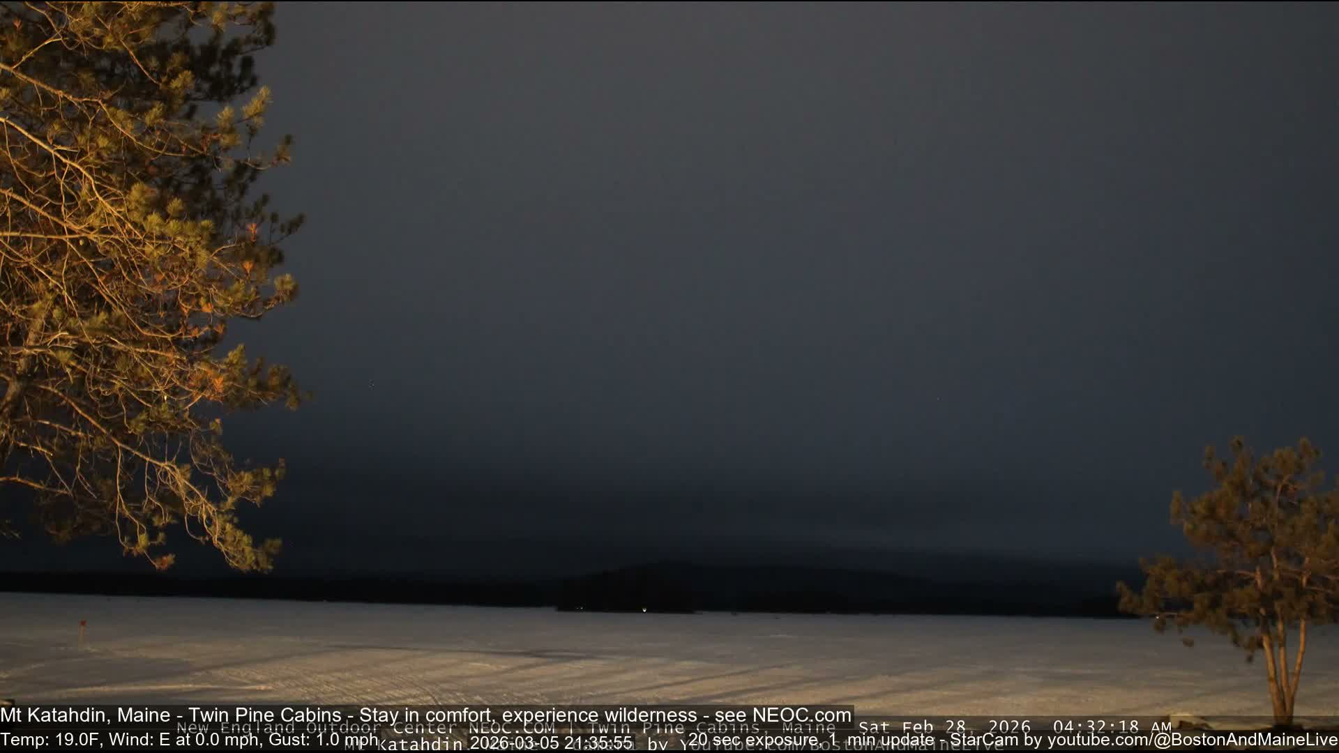Mt Katahdin Live Cam - Millinocket, Maine, USA