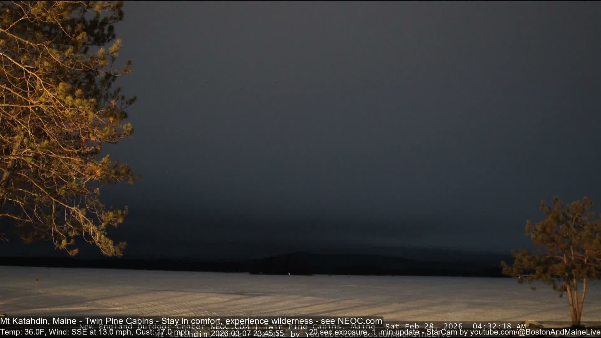 Mt Katahdin Live Cam - Millinocket, Maine, USA