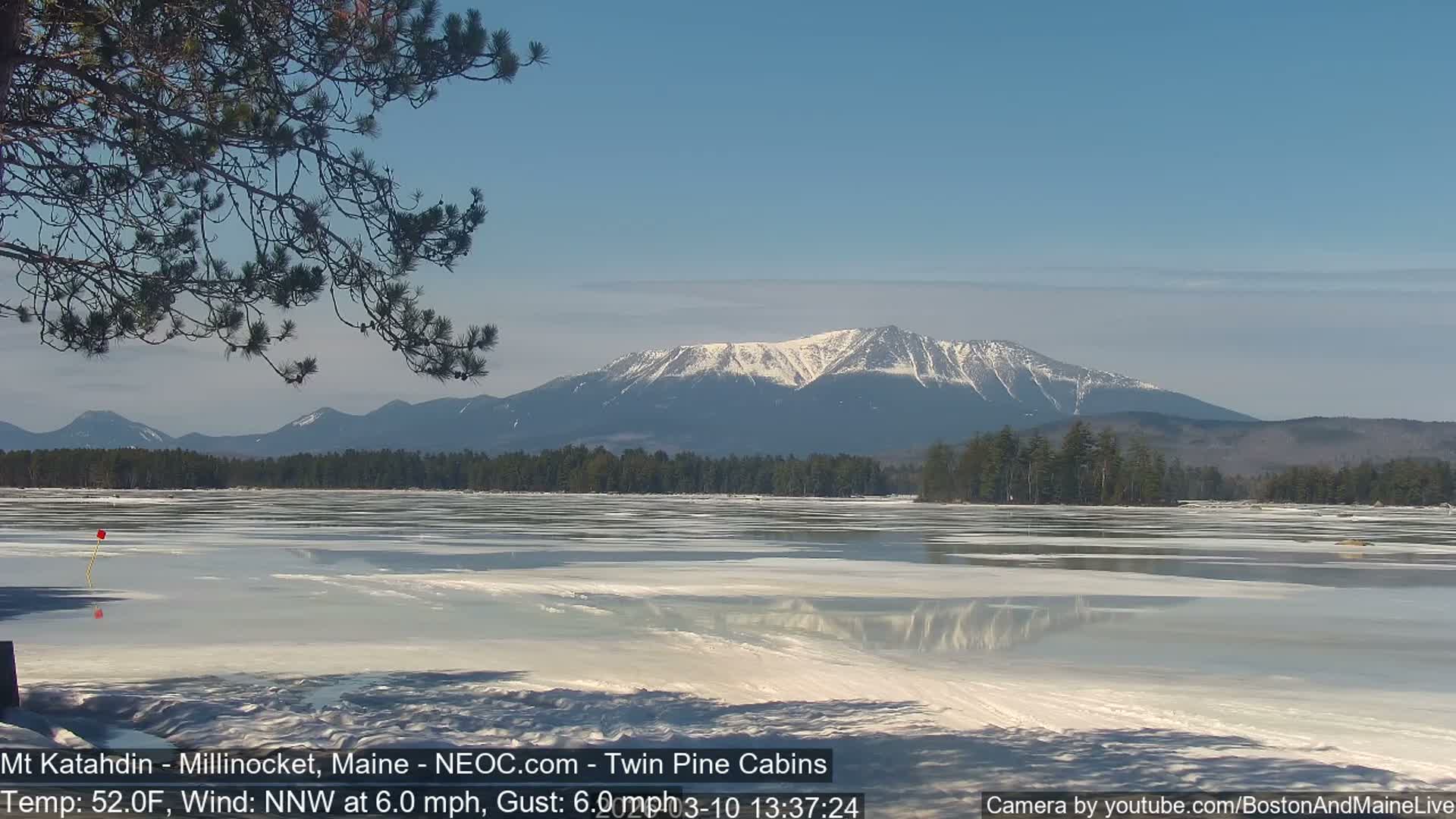Mt Katahdin Live Cam - Millinocket, Maine, USA