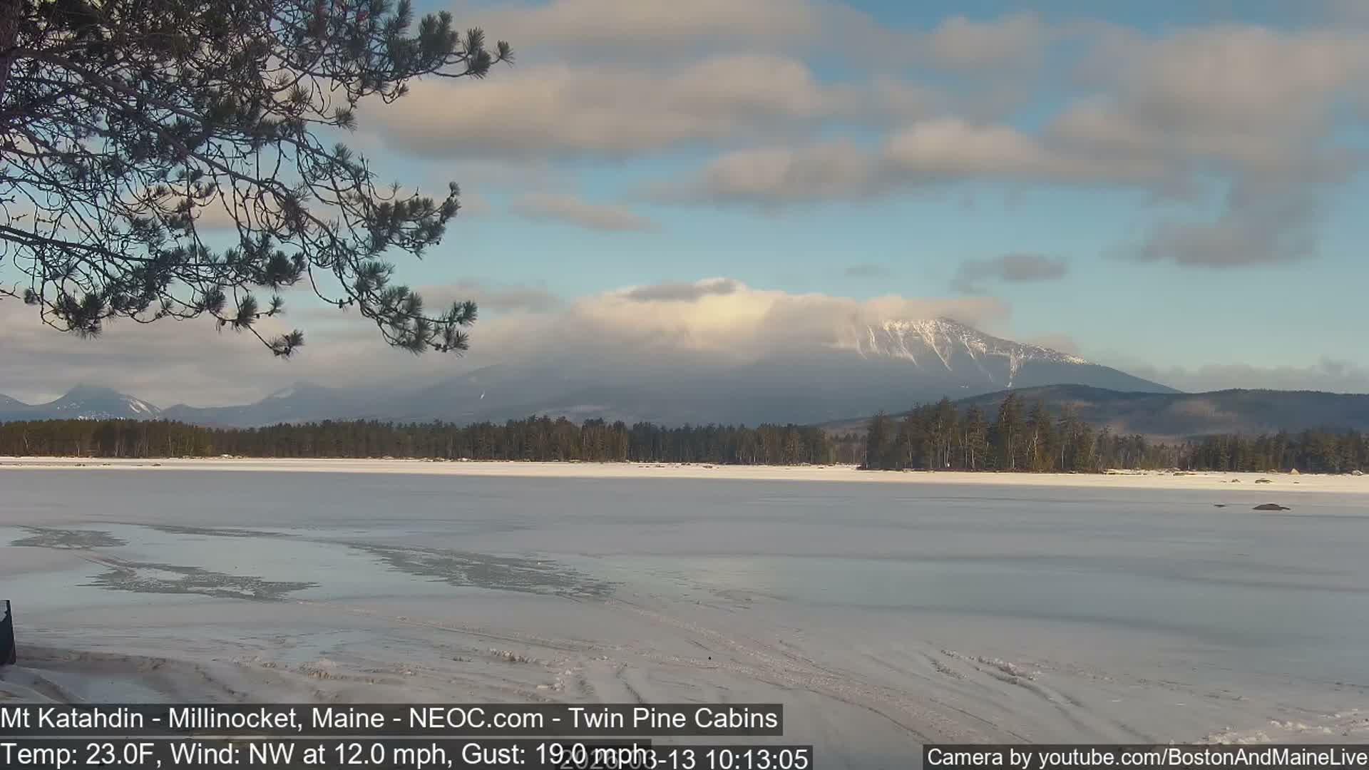 Mt Katahdin Live Cam - Millinocket, Maine, USA