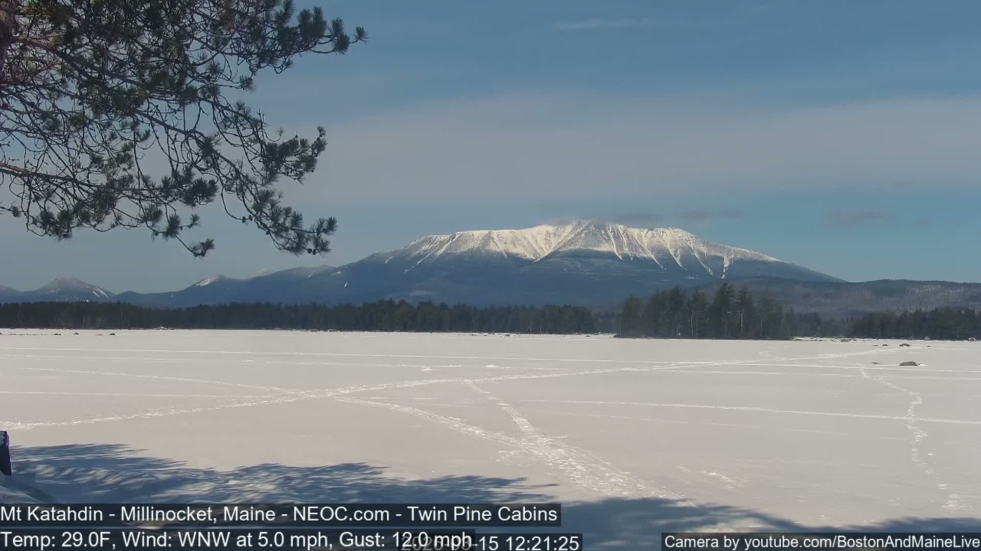 Mt Katahdin Live Cam - Millinocket, Maine, USA