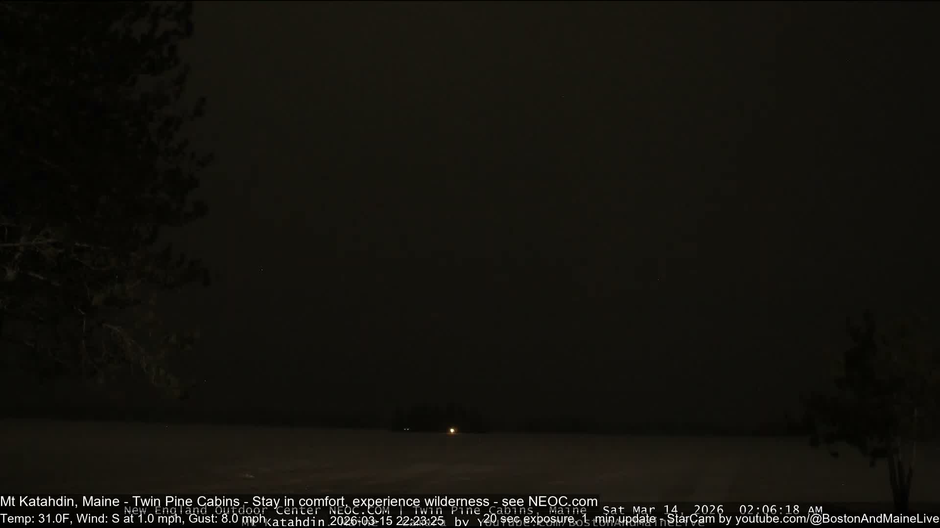 Mt Katahdin Live Cam - Millinocket, Maine, USA