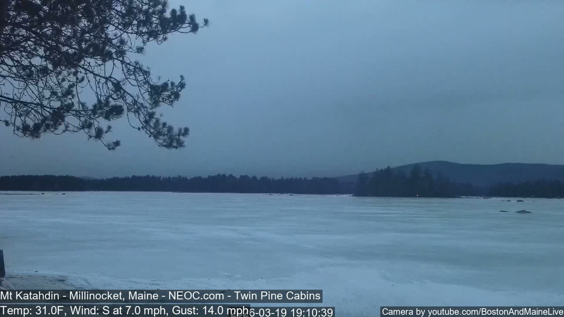 Mt Katahdin Live Cam - Millinocket, Maine, USA