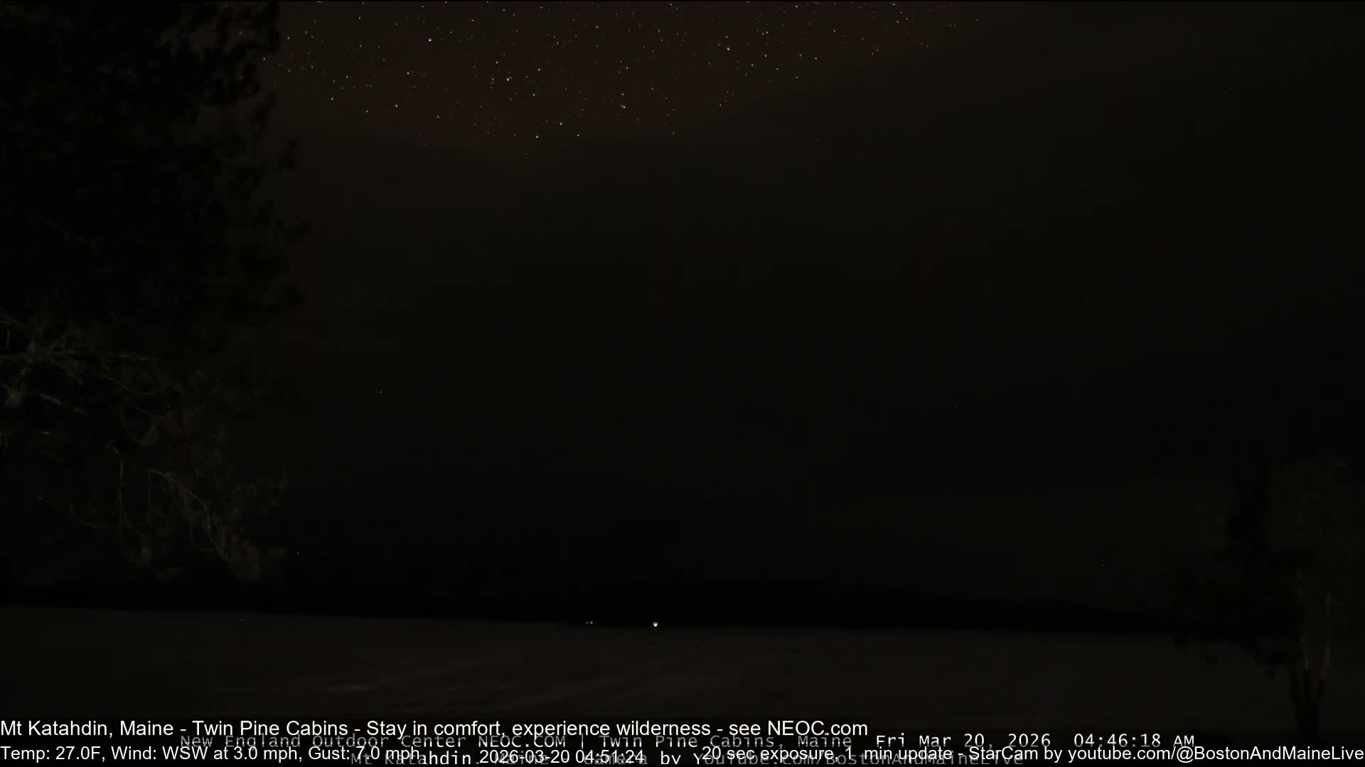 Mt Katahdin Live Cam - Millinocket, Maine, USA