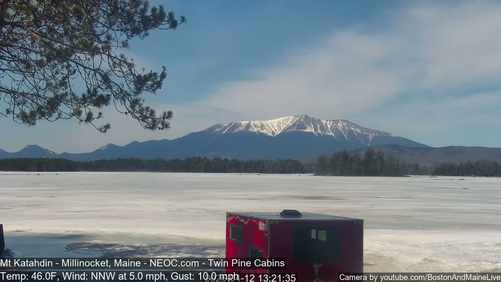 Mt Katahdin Live Cam - Millinocket, Maine, USA