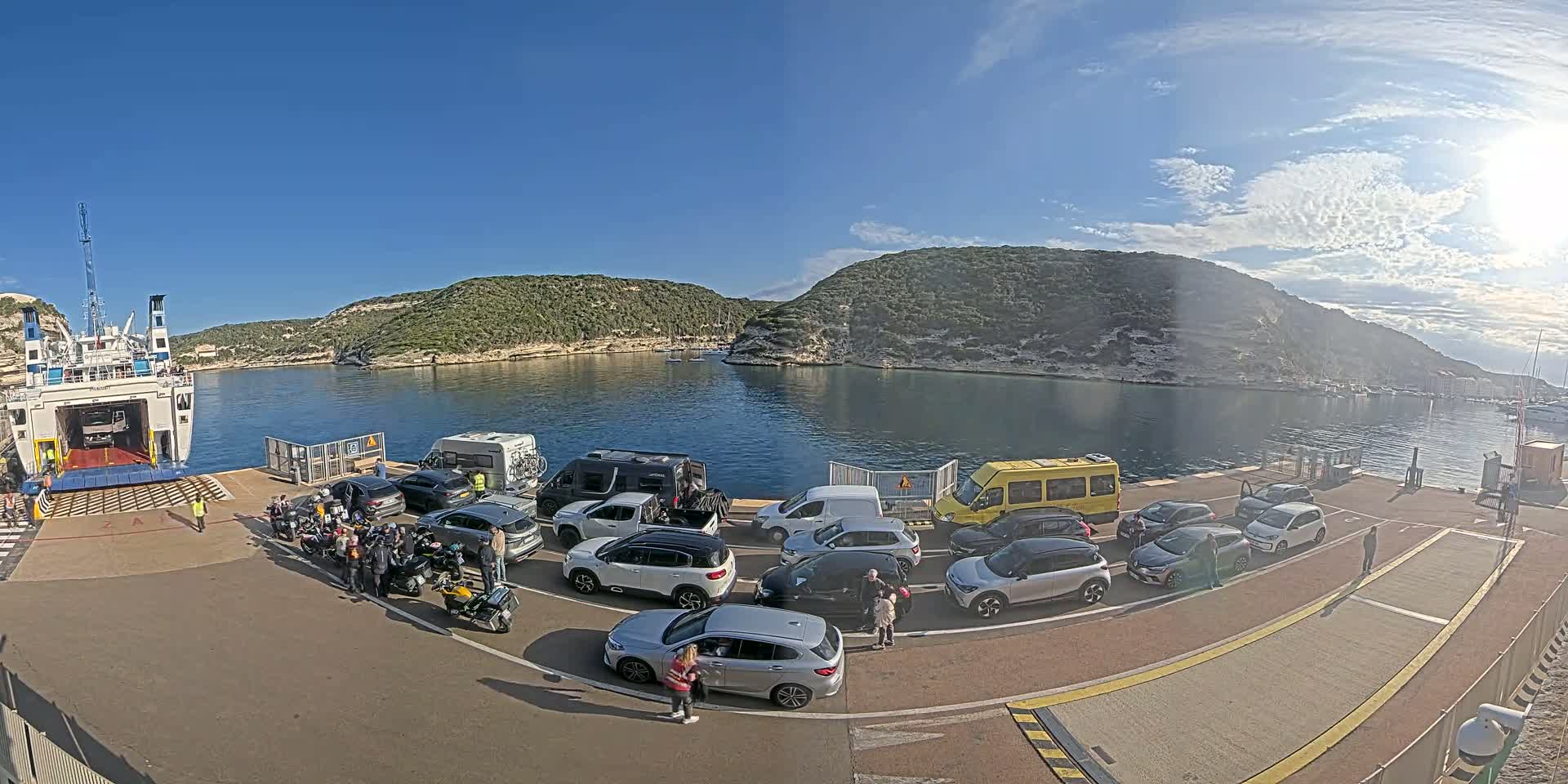 Corsica, Port de Commerce Bonifacio Port Live Cam - Sartene, Corse-du-Sud, Corse , France