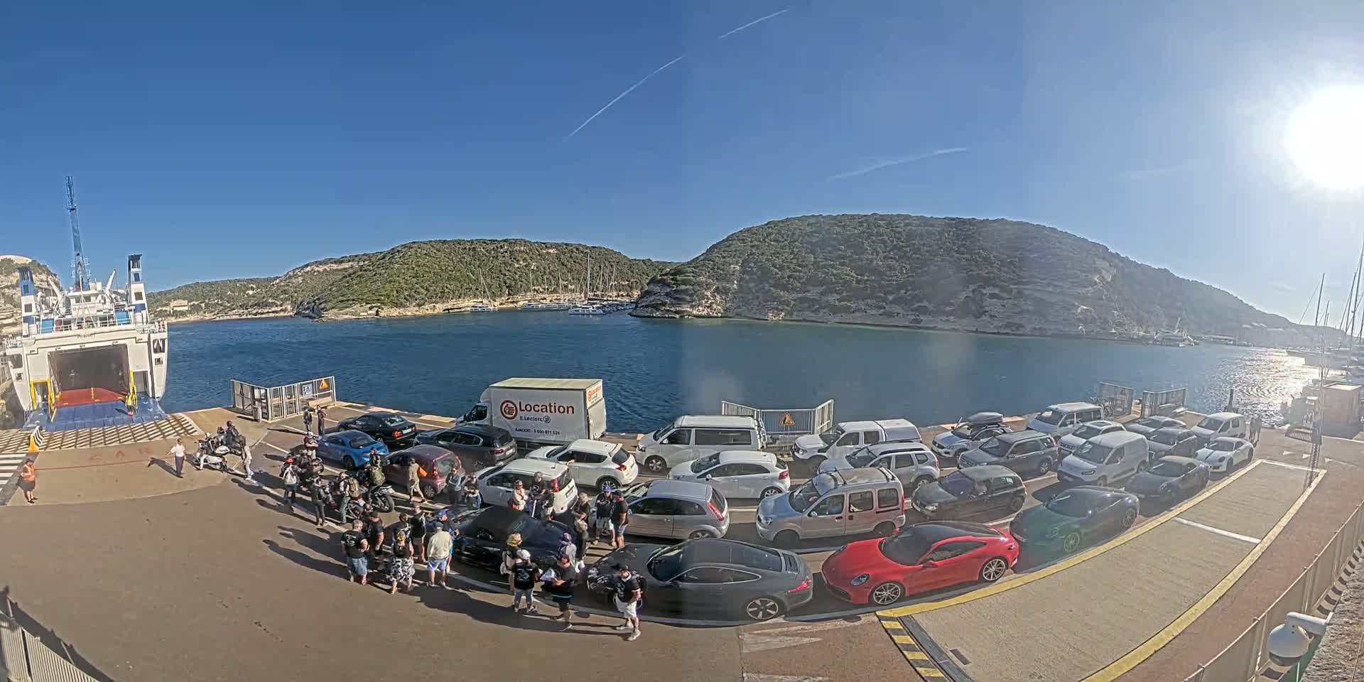 Corsica, Port de Commerce Bonifacio Port Live Cam - Sartene, Corse-du-Sud, Corse , France