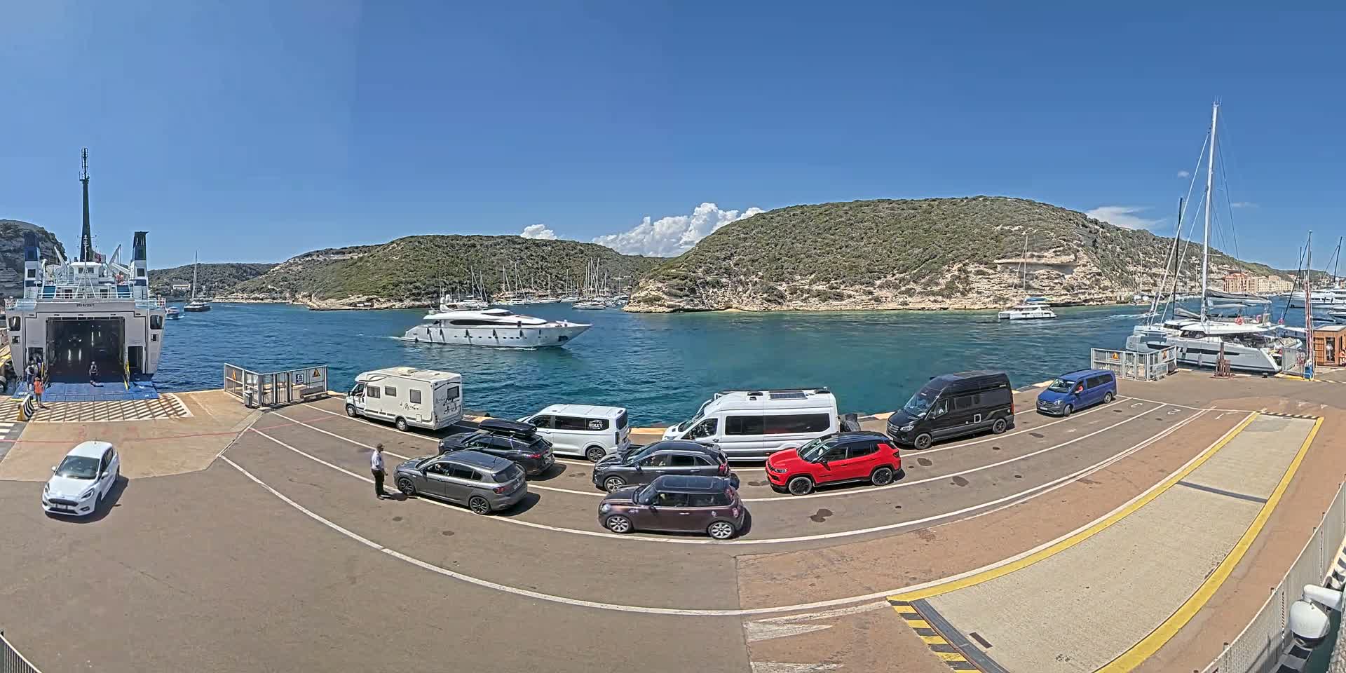 Corsica, Port de Commerce Bonifacio Port Live Cam - Sartene, Corse-du-Sud, Corse , France