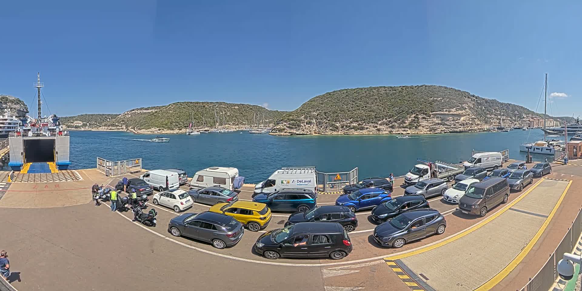 Corsica, Port de Commerce Bonifacio Port Live Cam - Sartene, Corse-du-Sud, Corse , France