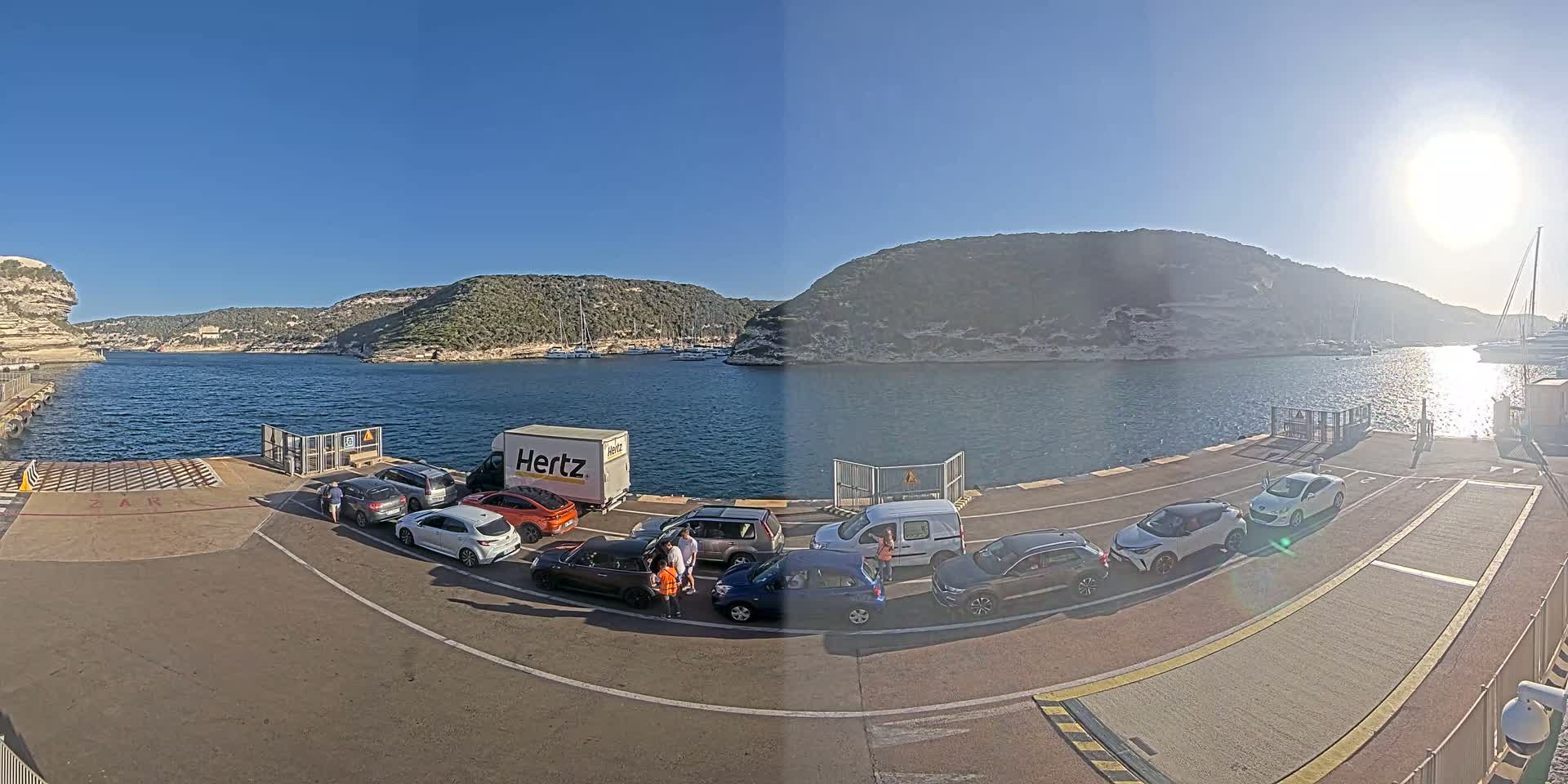 Corsica, Port de Commerce Bonifacio Port Live Cam - Sartene, Corse-du-Sud, Corse , France