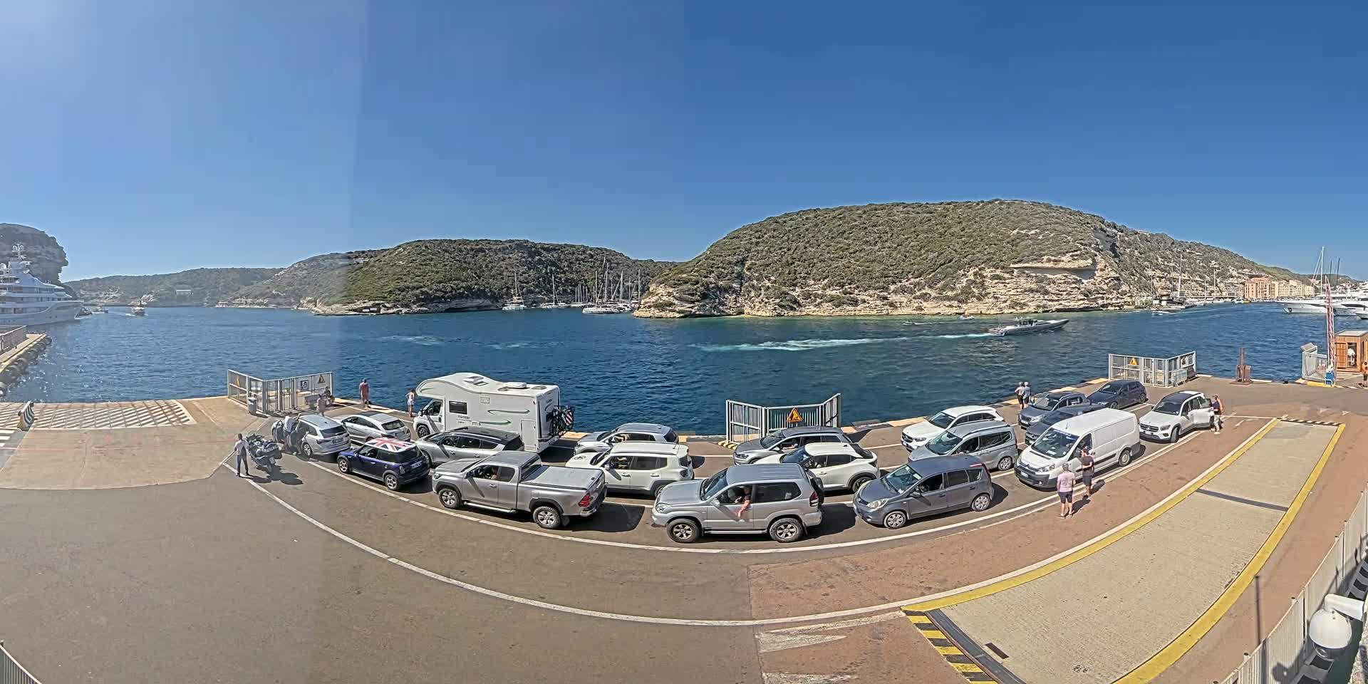 Corsica, Port de Commerce Bonifacio Port Live Cam - Sartene, Corse-du-Sud, Corse , France