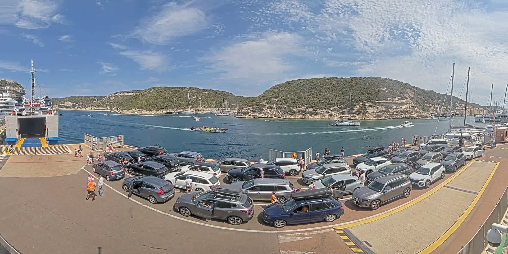 Corsica, Port de Commerce Bonifacio Port Live Cam - Sartene, Corse-du-Sud, Corse , France