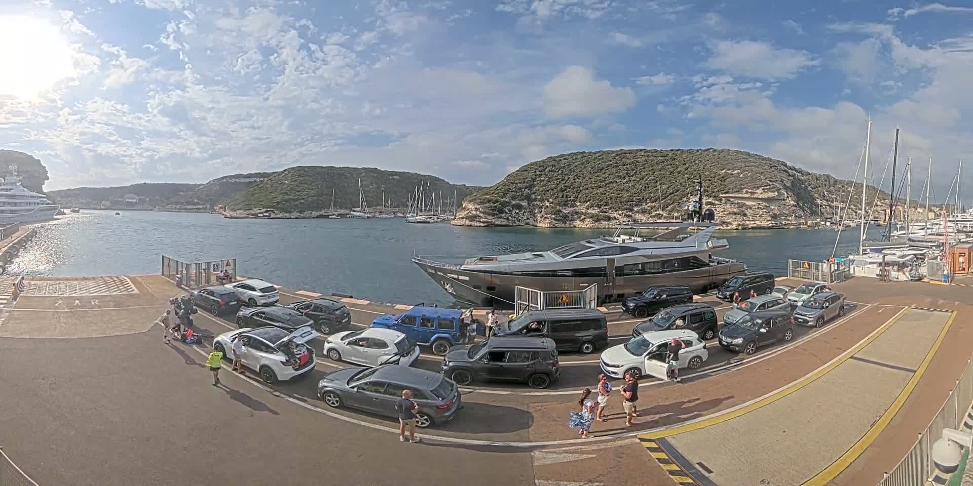 Corsica, Port de Commerce Bonifacio Port Live Cam - Sartene, Corse-du-Sud, Corse , France