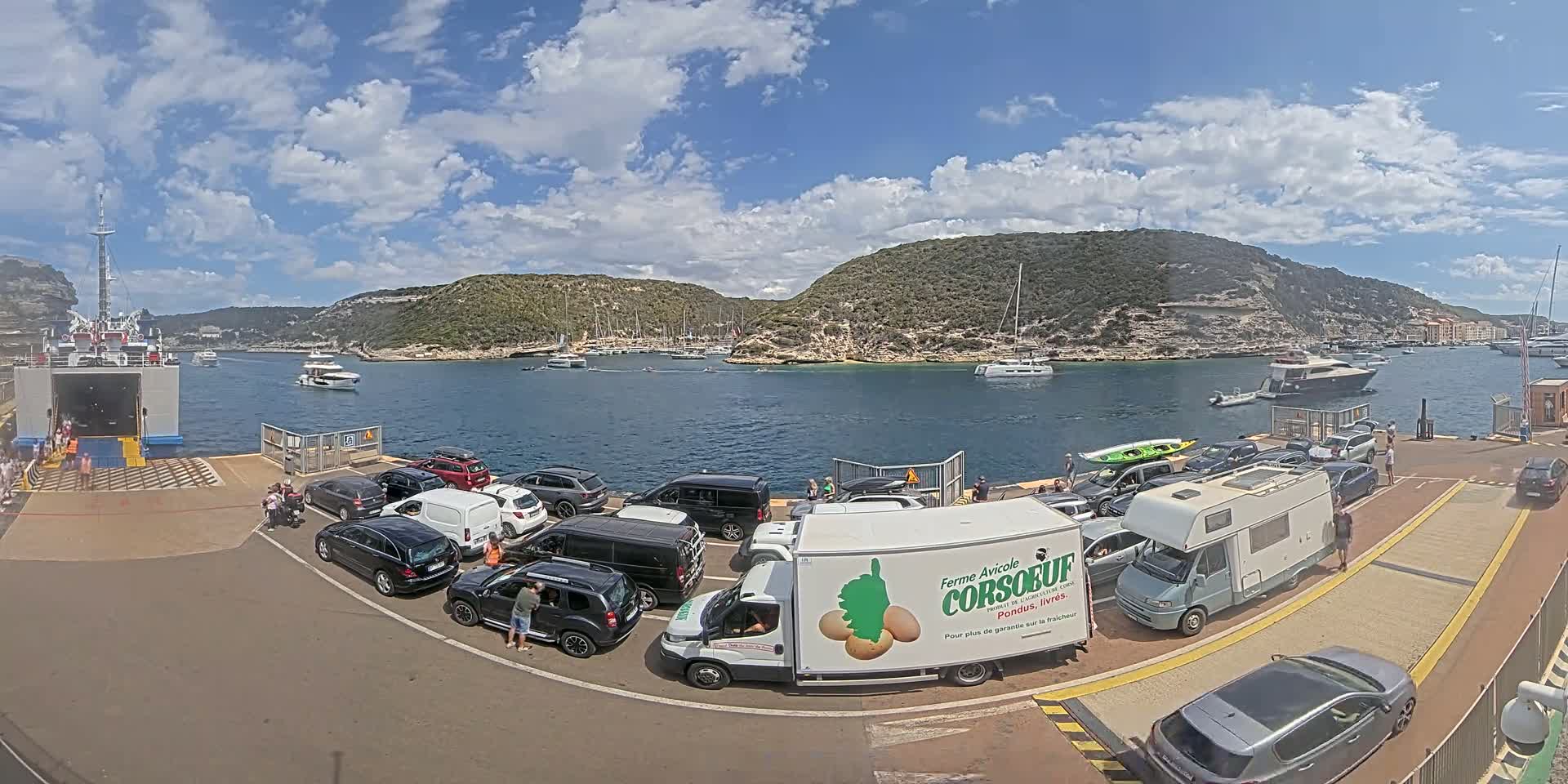 Corsica, Port de Commerce Bonifacio Port Live Cam - Sartene, Corse-du-Sud, Corse , France
