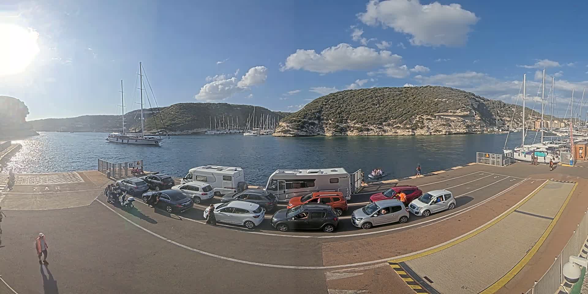 Corsica, Port de Commerce Bonifacio Port Live Cam - Sartene, Corse-du-Sud, Corse , France