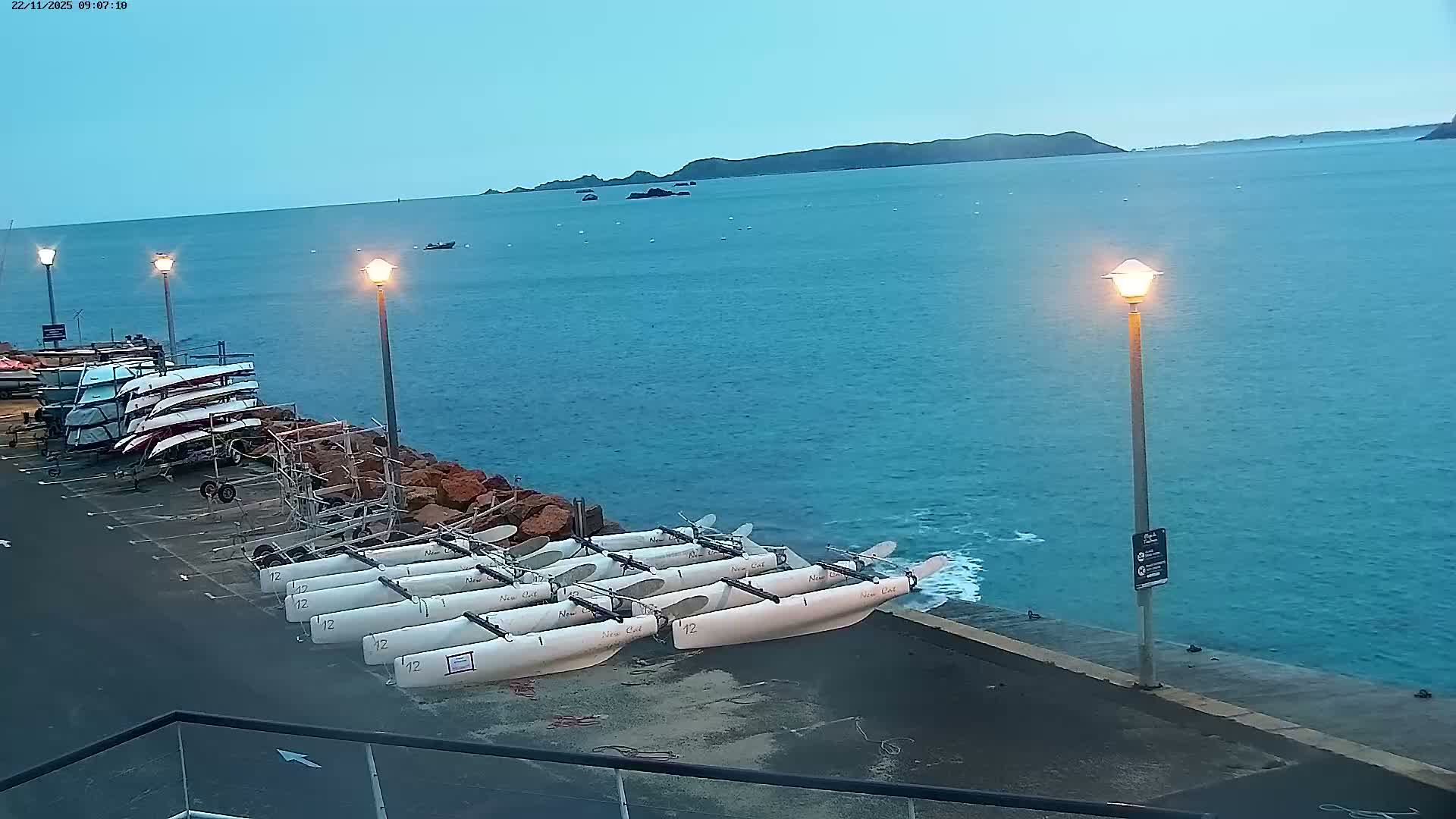 Perros-Guirec Plage de Trestraou Beach Live Cam - Lannion, Cotes-d'Armor, Bretagne, France