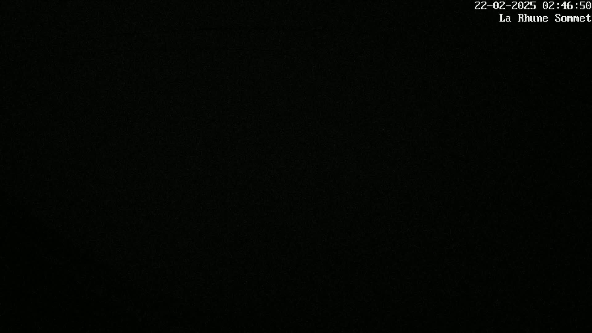 The image is completely black.