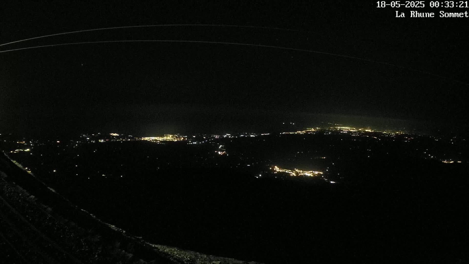 Saint-Jean-de-Luz from Sommet de La Rhune Mountain Summit Panaromic Live Cam - Bayonne, 	Pyrenees-Atlantiques, Nouvelle-Aquitaine, France