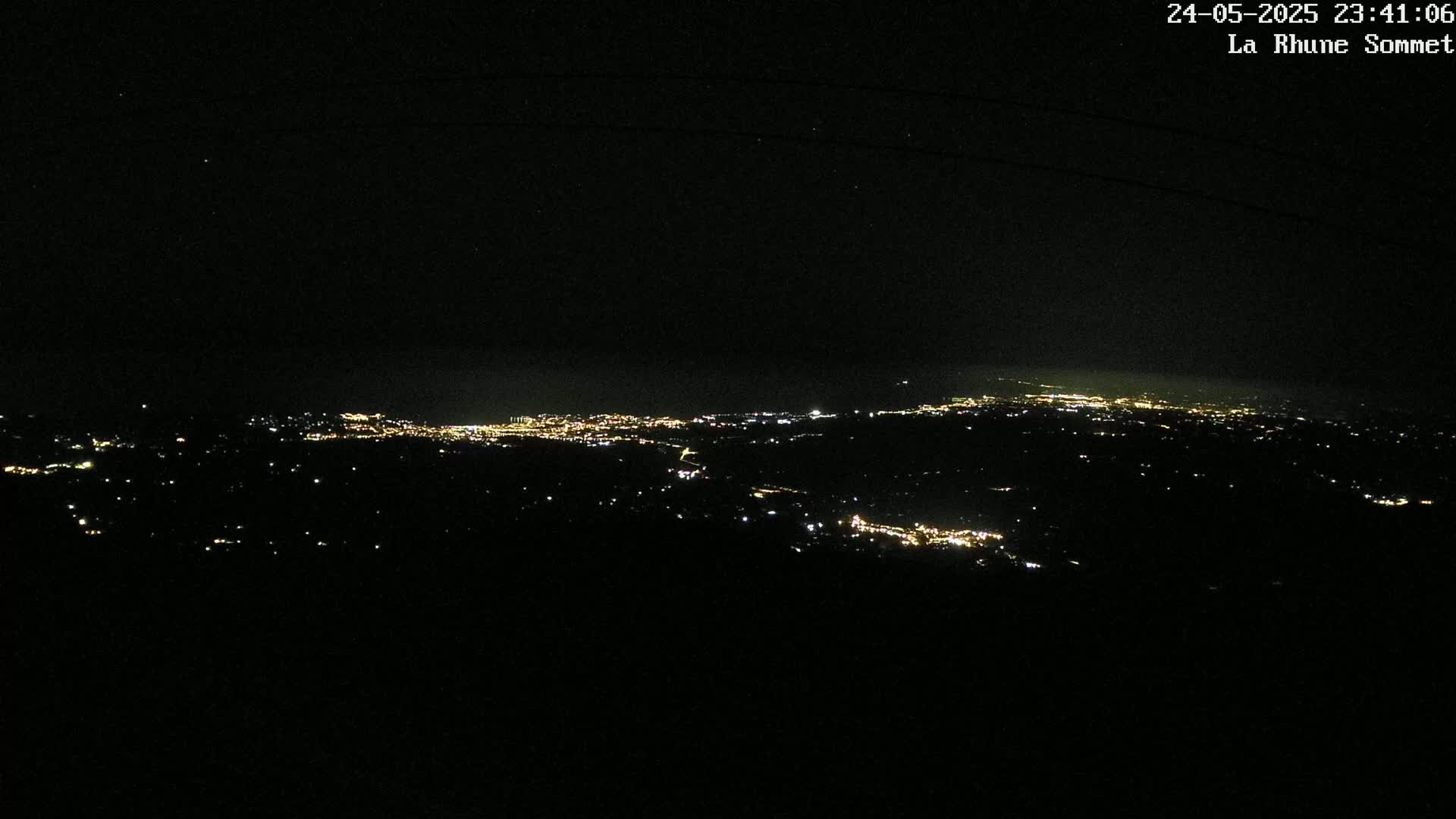 Saint-Jean-de-Luz from Sommet de La Rhune Mountain Summit Panaromic Live Cam - Bayonne, 	Pyrenees-Atlantiques, Nouvelle-Aquitaine, France