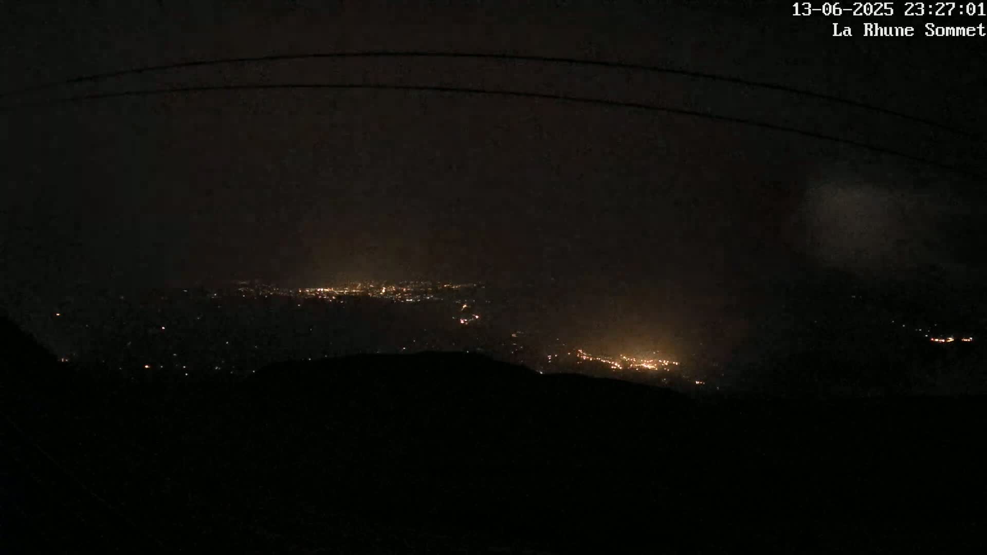 Saint-Jean-de-Luz from Sommet de La Rhune Mountain Summit Panaromic Live Cam - Bayonne, 	Pyrenees-Atlantiques, Nouvelle-Aquitaine, France