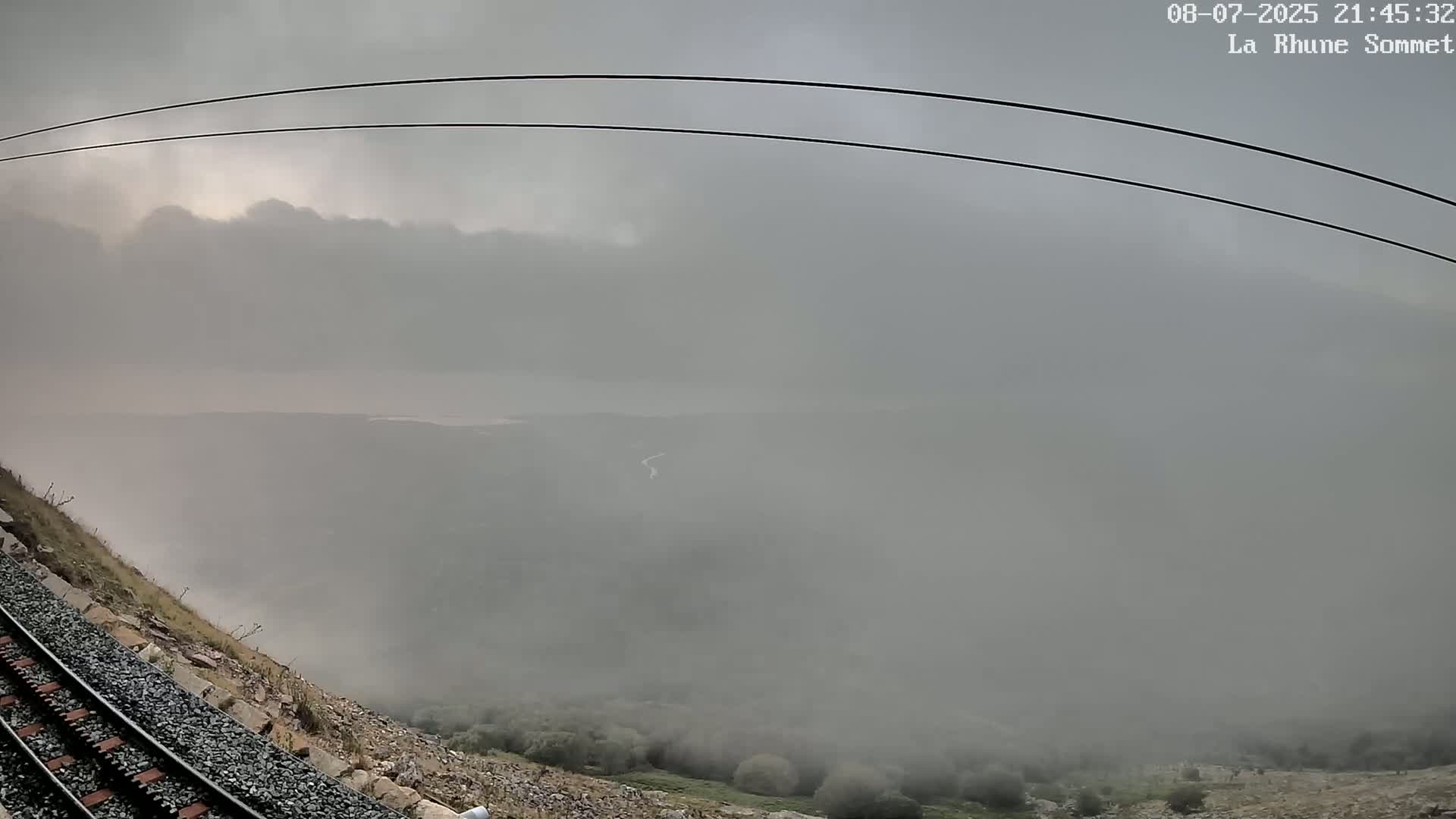 Saint-Jean-de-Luz from Sommet de La Rhune Mountain Summit Panaromic Live Cam - Bayonne, 	Pyrenees-Atlantiques, Nouvelle-Aquitaine, France