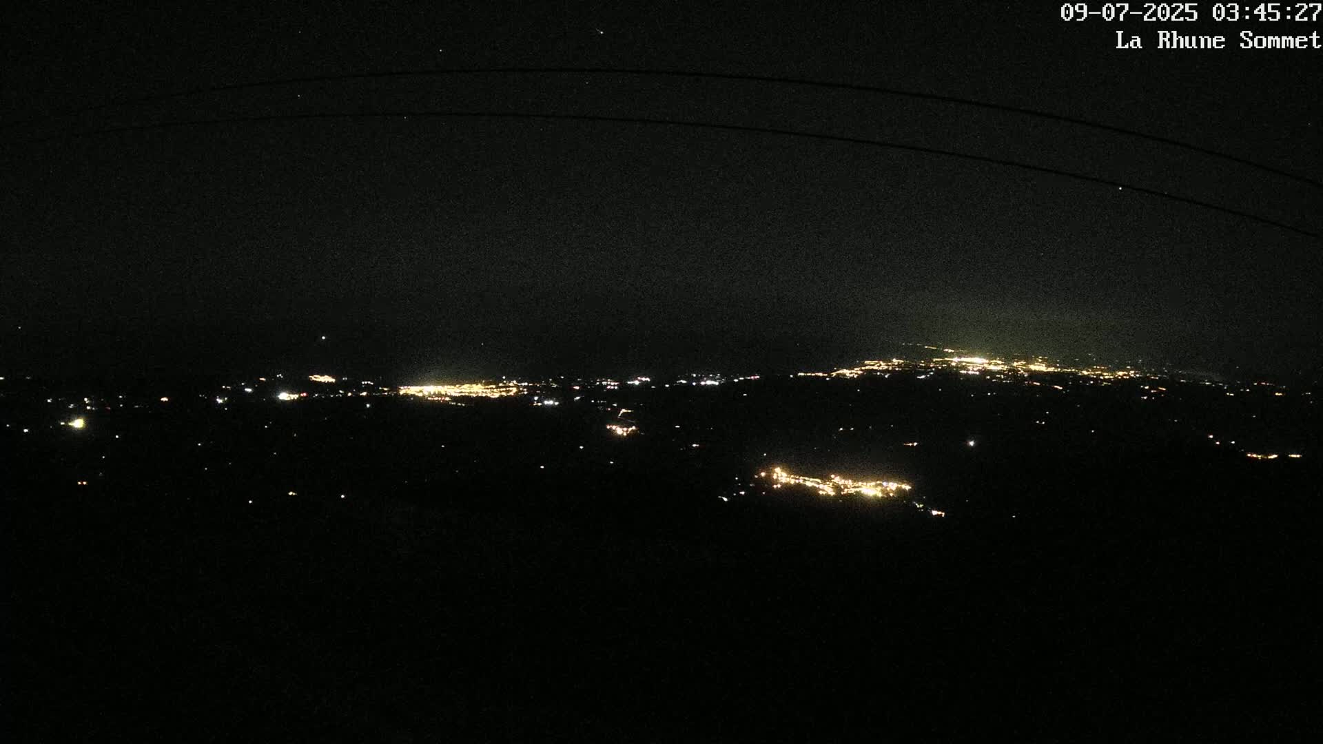 Saint-Jean-de-Luz from Sommet de La Rhune Mountain Summit Panaromic Live Cam - Bayonne, 	Pyrenees-Atlantiques, Nouvelle-Aquitaine, France