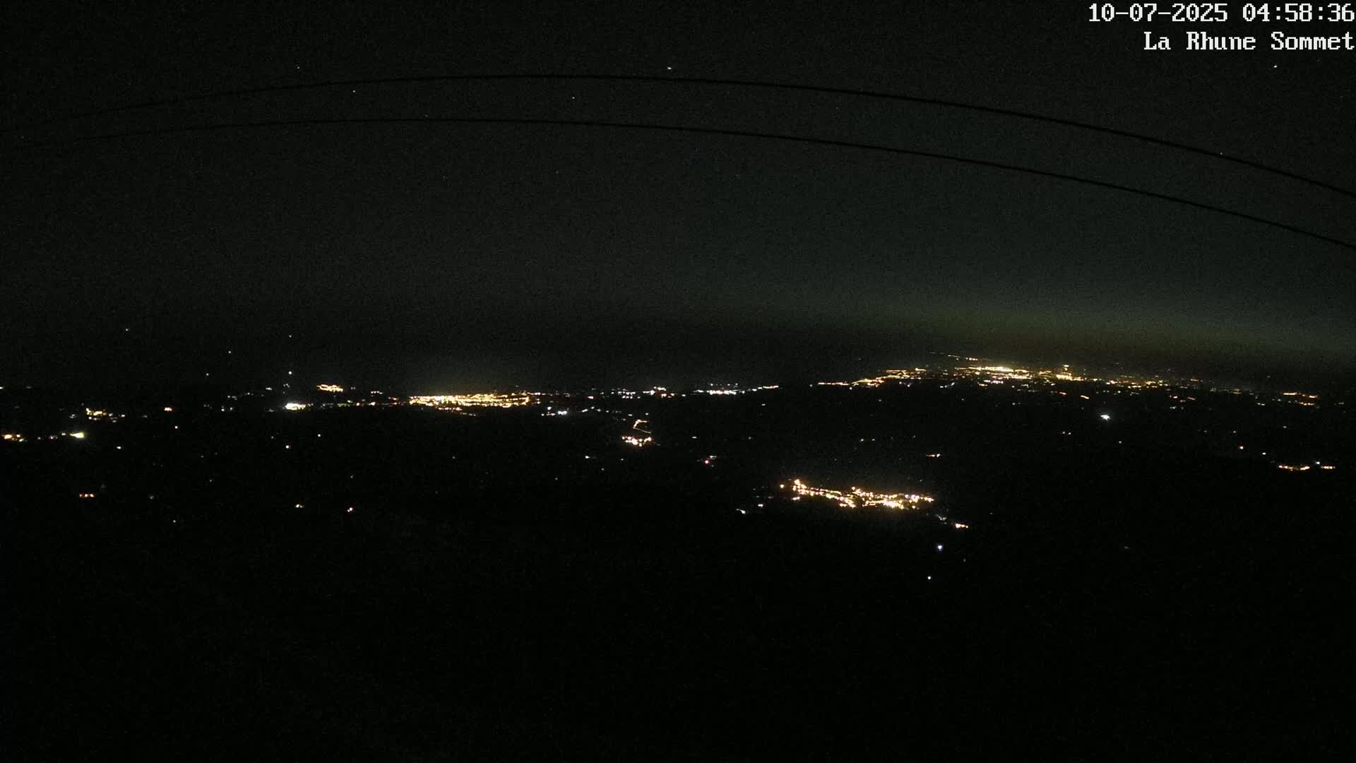 Saint-Jean-de-Luz from Sommet de La Rhune Mountain Summit Panaromic Live Cam - Bayonne, 	Pyrenees-Atlantiques, Nouvelle-Aquitaine, France