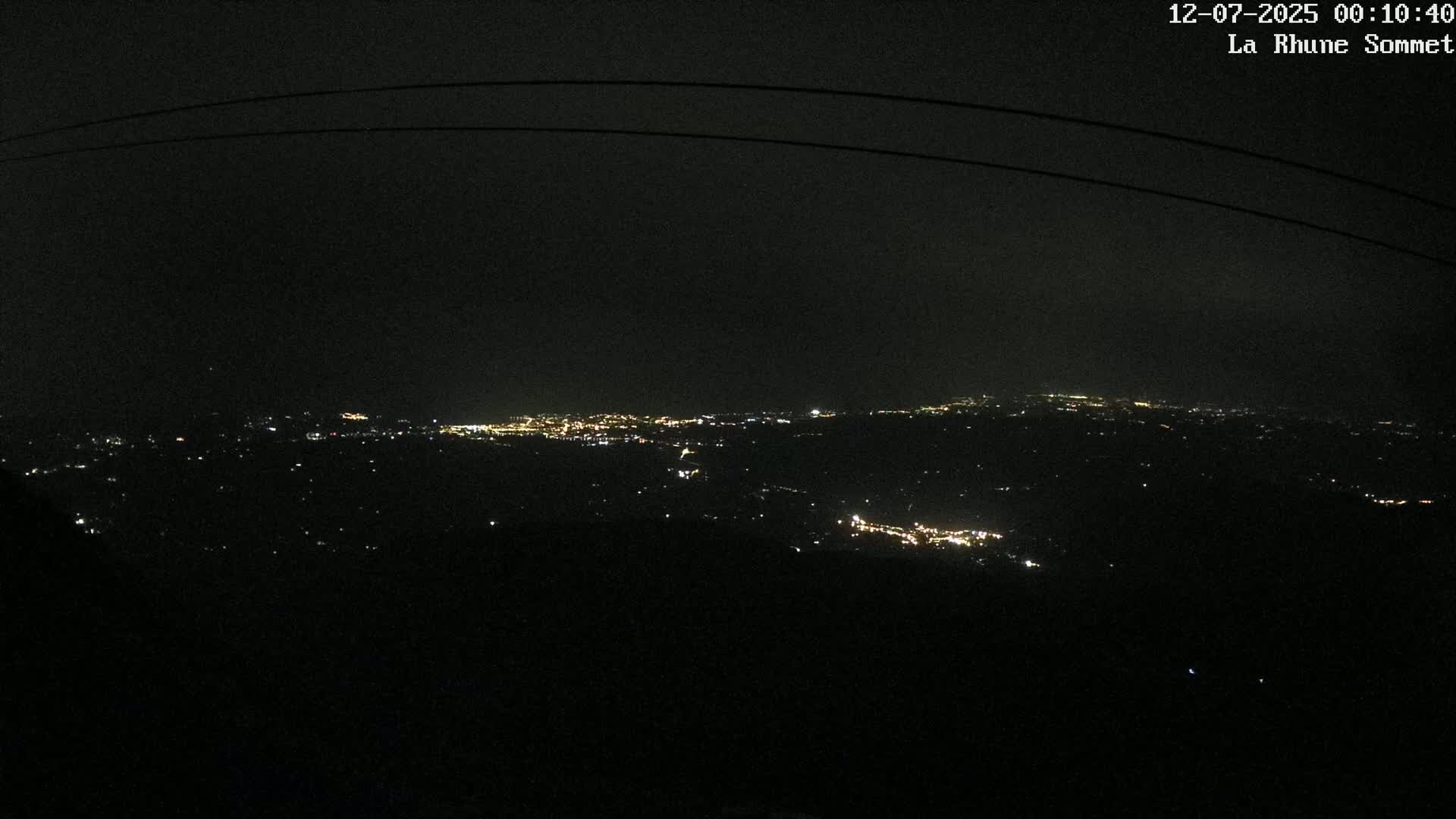 Saint-Jean-de-Luz from Sommet de La Rhune Mountain Summit Panaromic Live Cam - Bayonne, 	Pyrenees-Atlantiques, Nouvelle-Aquitaine, France