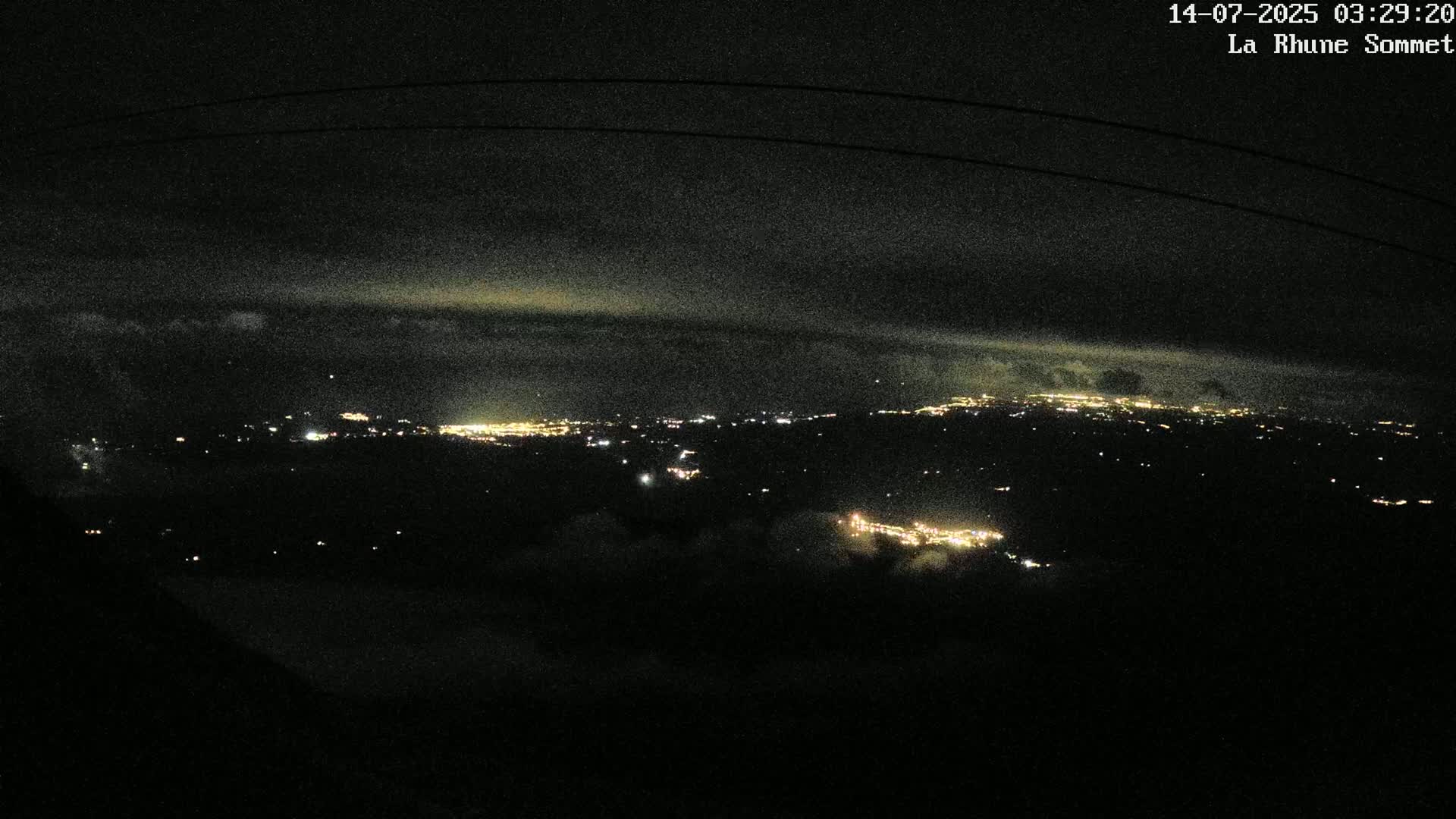 Saint-Jean-de-Luz from Sommet de La Rhune Mountain Summit Panaromic Live Cam - Bayonne, 	Pyrenees-Atlantiques, Nouvelle-Aquitaine, France