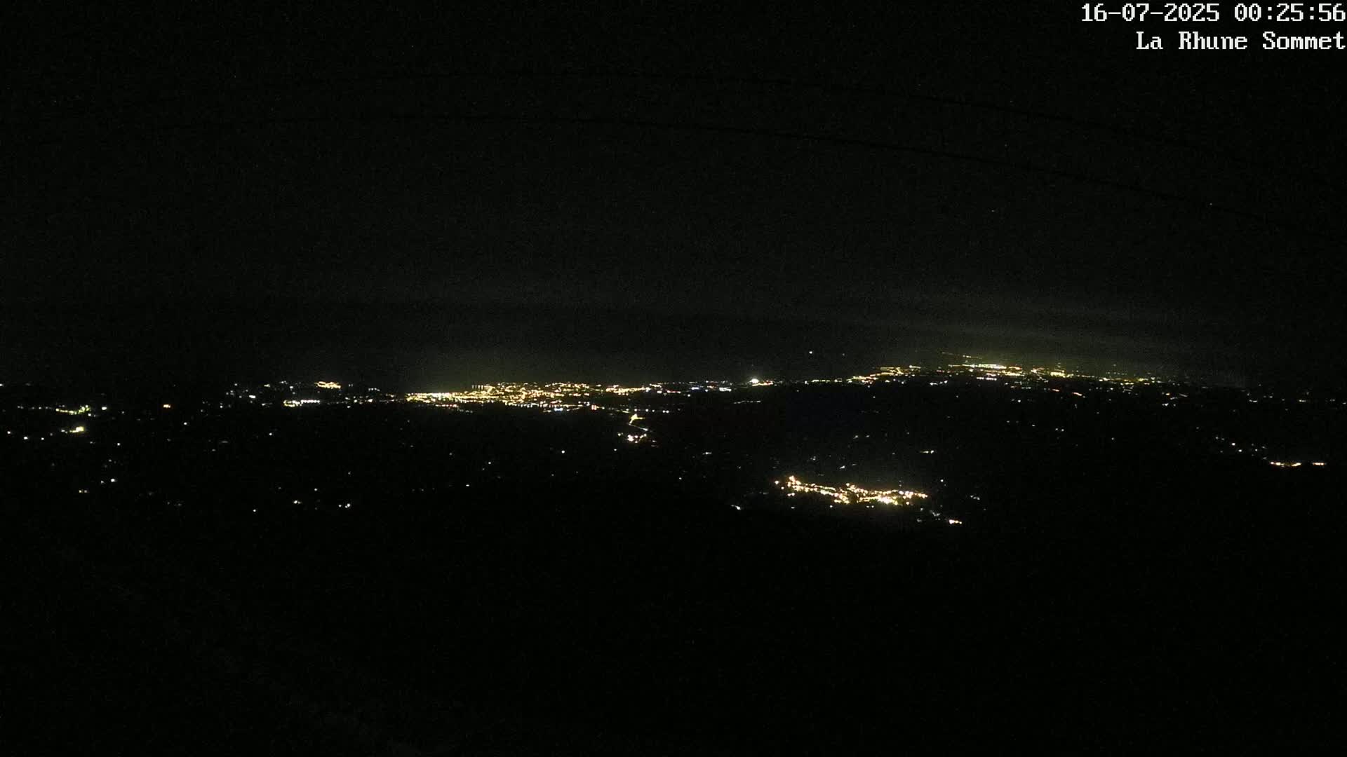 Saint-Jean-de-Luz from Sommet de La Rhune Mountain Summit Panaromic Live Cam - Bayonne, 	Pyrenees-Atlantiques, Nouvelle-Aquitaine, France