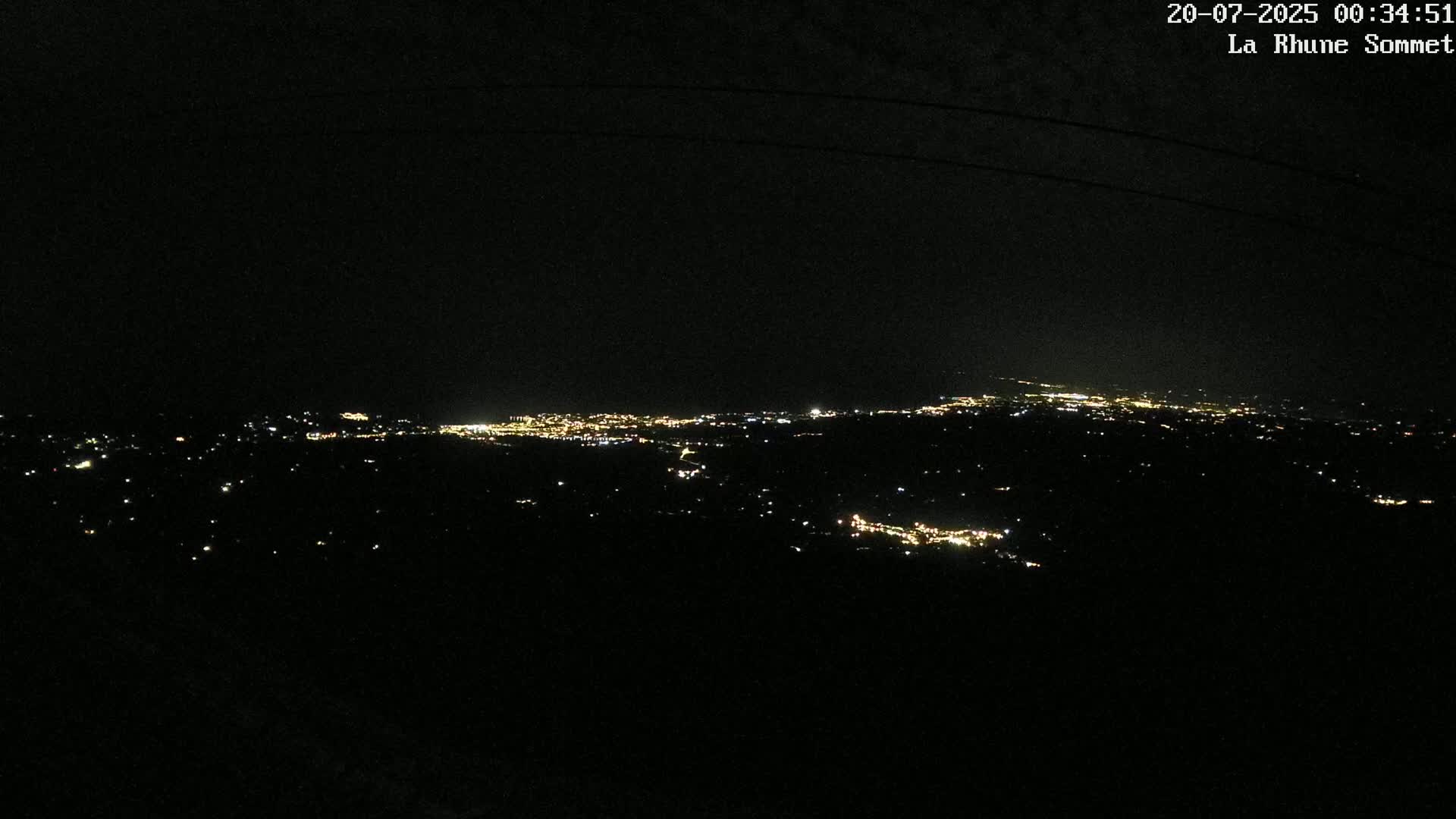 Saint-Jean-de-Luz from Sommet de La Rhune Mountain Summit Panaromic Live Cam - Bayonne, 	Pyrenees-Atlantiques, Nouvelle-Aquitaine, France