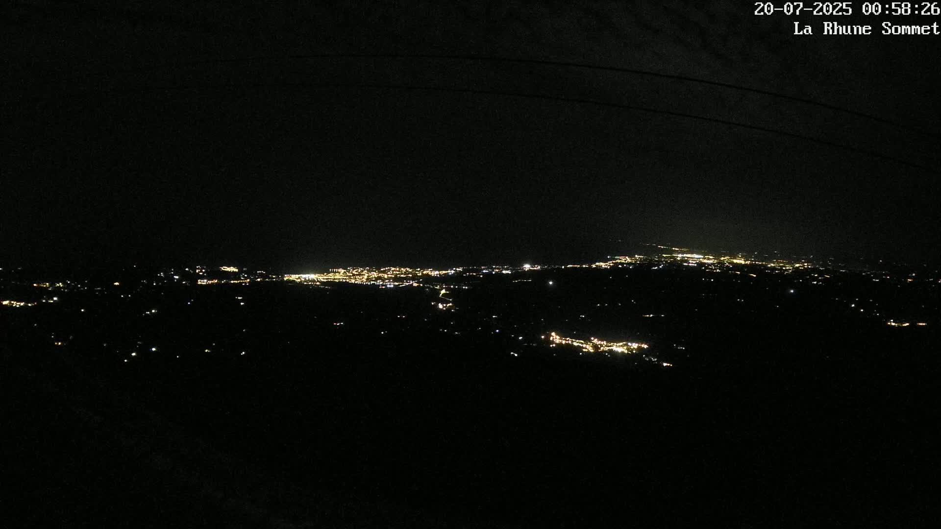 Saint-Jean-de-Luz from Sommet de La Rhune Mountain Summit Panaromic Live Cam - Bayonne, 	Pyrenees-Atlantiques, Nouvelle-Aquitaine, France