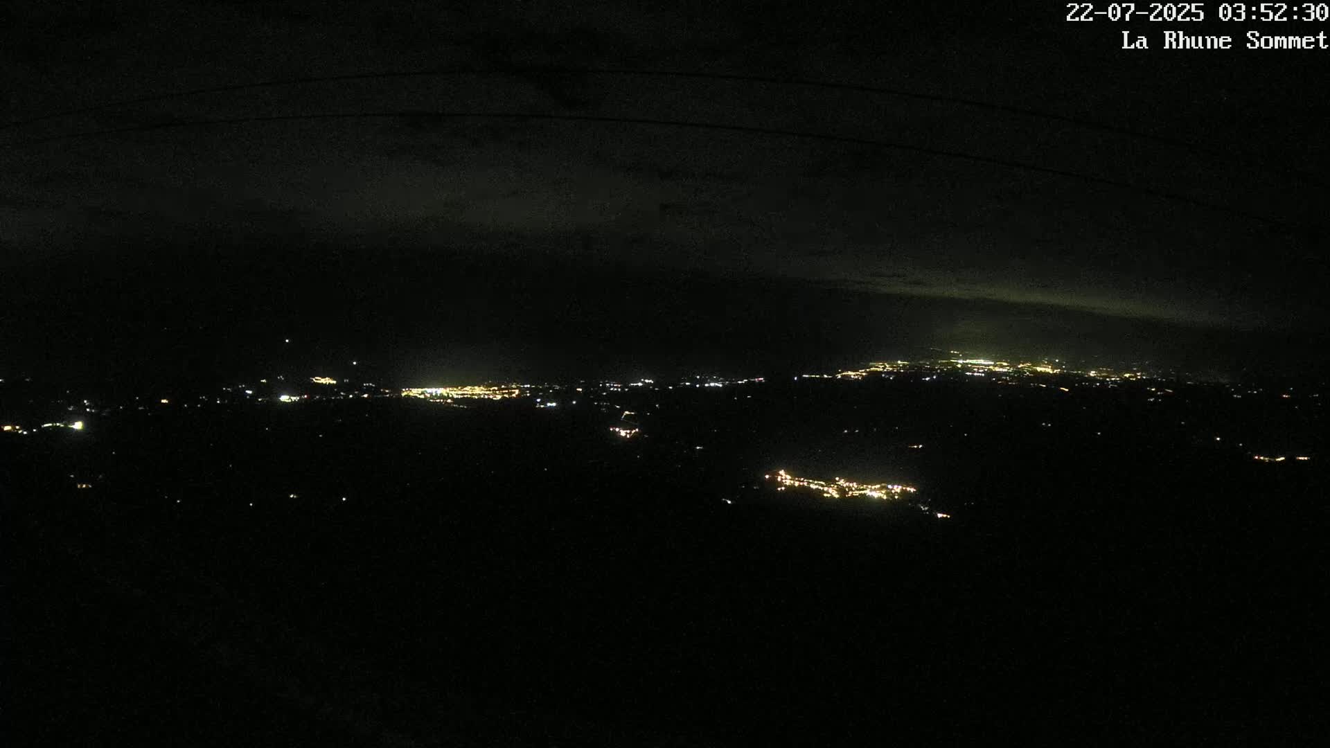 Saint-Jean-de-Luz from Sommet de La Rhune Mountain Summit Panaromic Live Cam - Bayonne, 	Pyrenees-Atlantiques, Nouvelle-Aquitaine, France