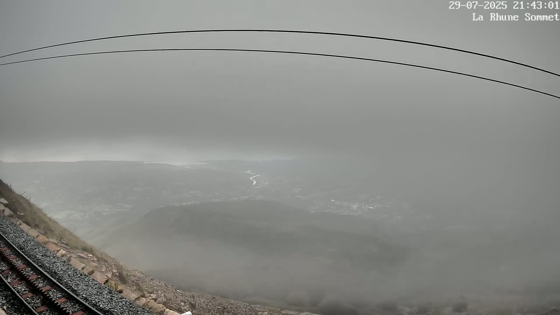 Saint-Jean-de-Luz from Sommet de La Rhune Mountain Summit Panaromic Live Cam - Bayonne, 	Pyrenees-Atlantiques, Nouvelle-Aquitaine, France