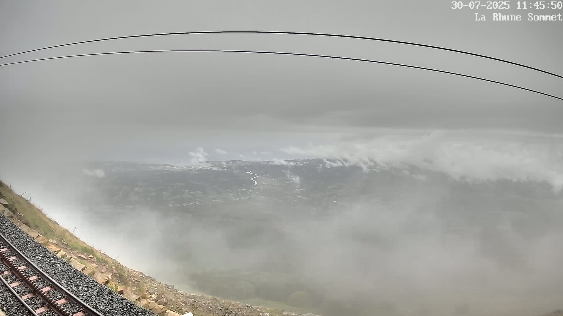 Saint-Jean-de-Luz from Sommet de La Rhune Mountain Summit Panaromic Live Cam - Bayonne, 	Pyrenees-Atlantiques, Nouvelle-Aquitaine, France