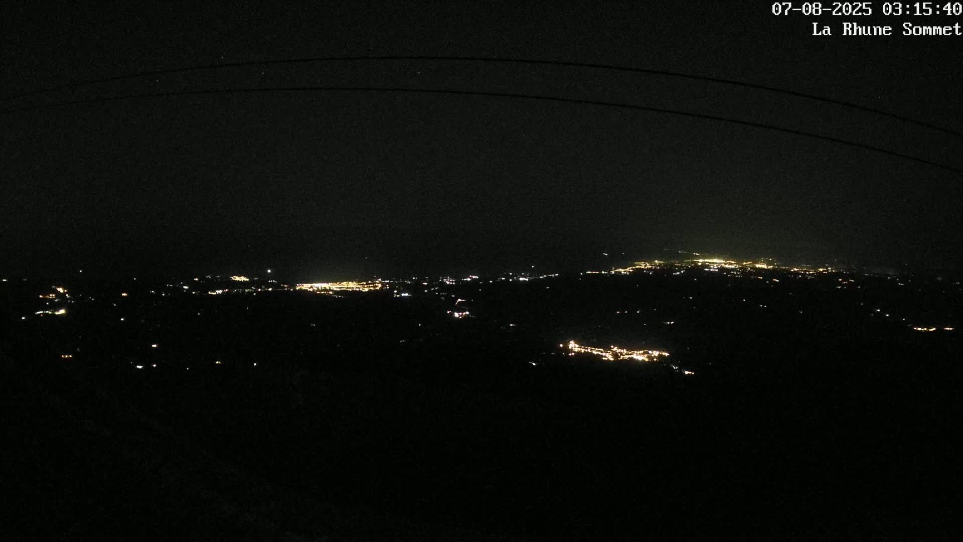 Saint-Jean-de-Luz from Sommet de La Rhune Mountain Summit Panaromic Live Cam - Bayonne, 	Pyrenees-Atlantiques, Nouvelle-Aquitaine, France