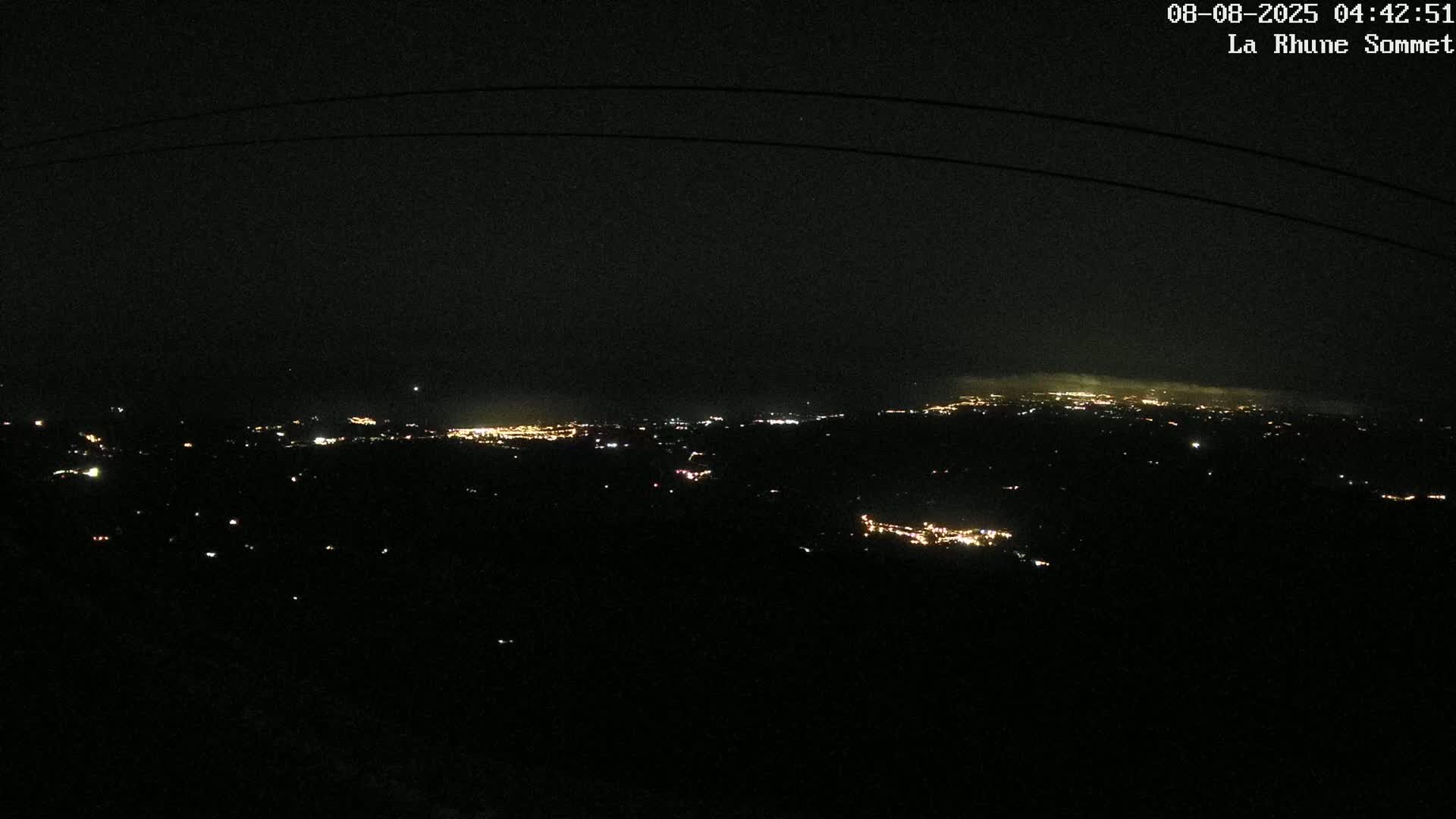 Saint-Jean-de-Luz from Sommet de La Rhune Mountain Summit Panaromic Live Cam - Bayonne, 	Pyrenees-Atlantiques, Nouvelle-Aquitaine, France