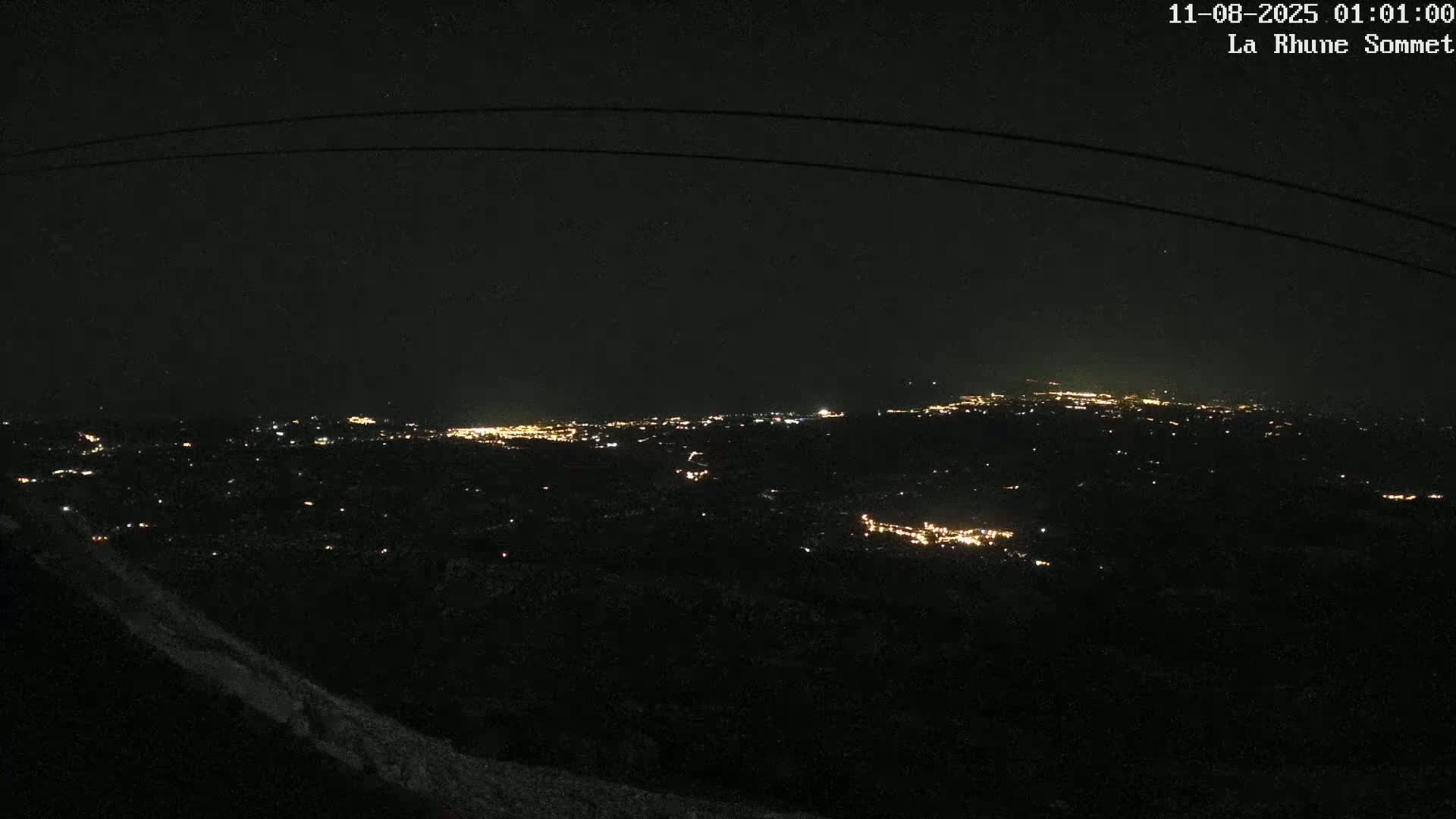 Saint-Jean-de-Luz from Sommet de La Rhune Mountain Summit Panaromic Live Cam - Bayonne, 	Pyrenees-Atlantiques, Nouvelle-Aquitaine, France
