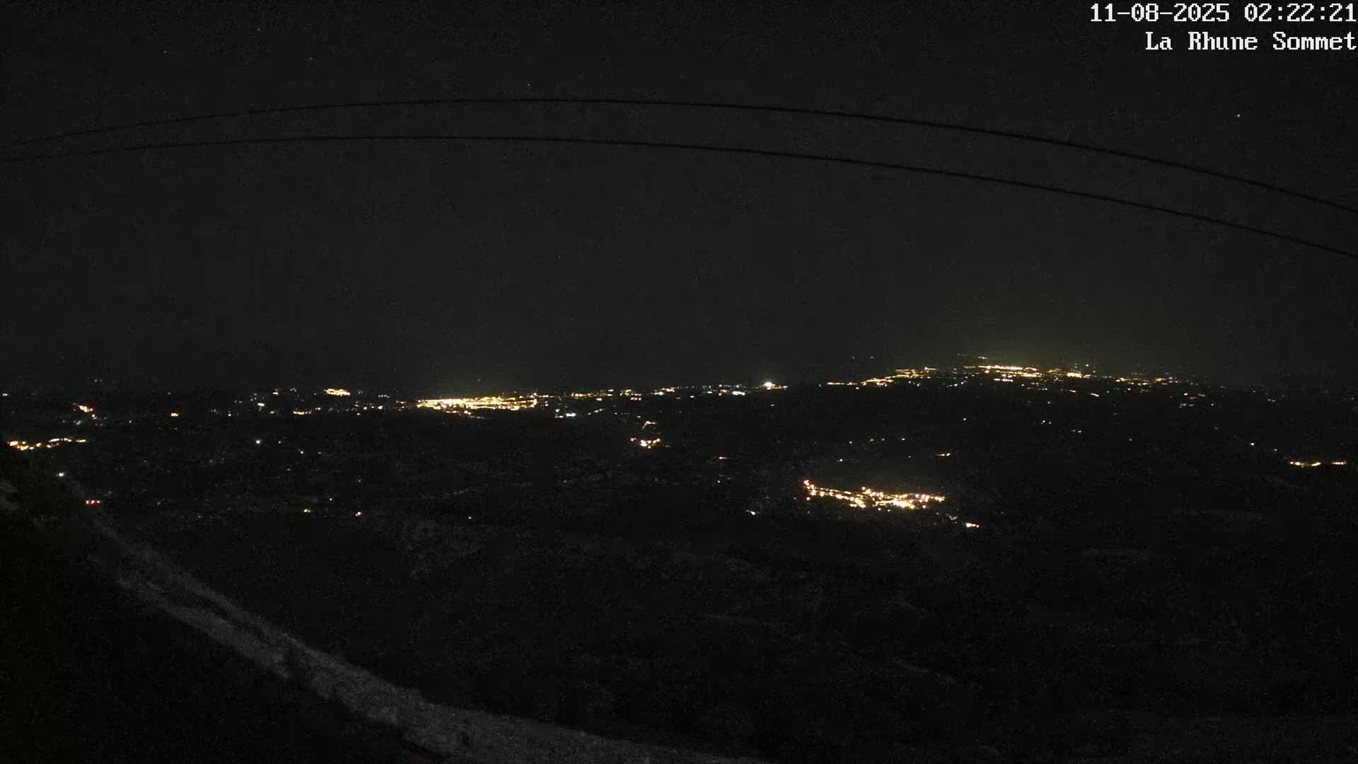 Saint-Jean-de-Luz from Sommet de La Rhune Mountain Summit Panaromic Live Cam - Bayonne, 	Pyrenees-Atlantiques, Nouvelle-Aquitaine, France