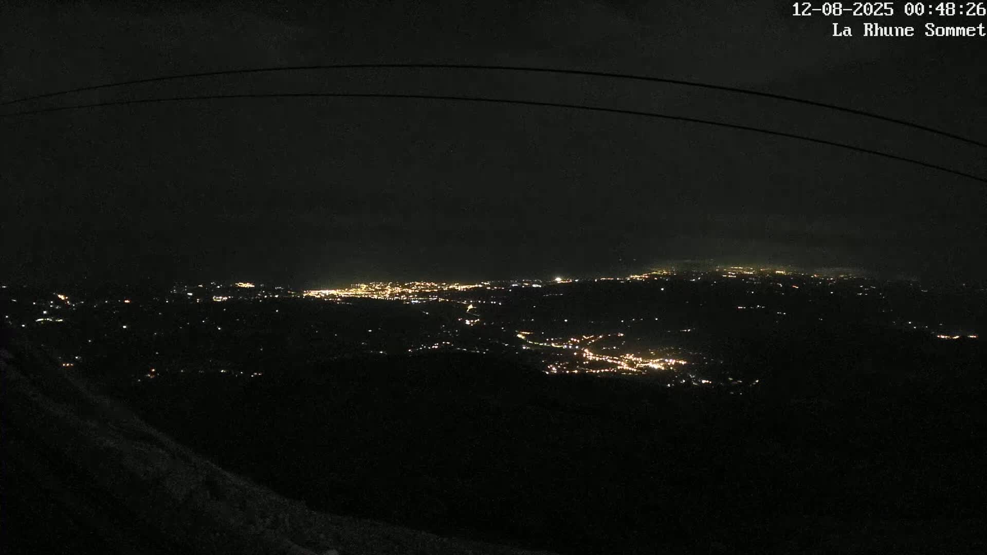 Saint-Jean-de-Luz from Sommet de La Rhune Mountain Summit Panaromic Live Cam - Bayonne, 	Pyrenees-Atlantiques, Nouvelle-Aquitaine, France