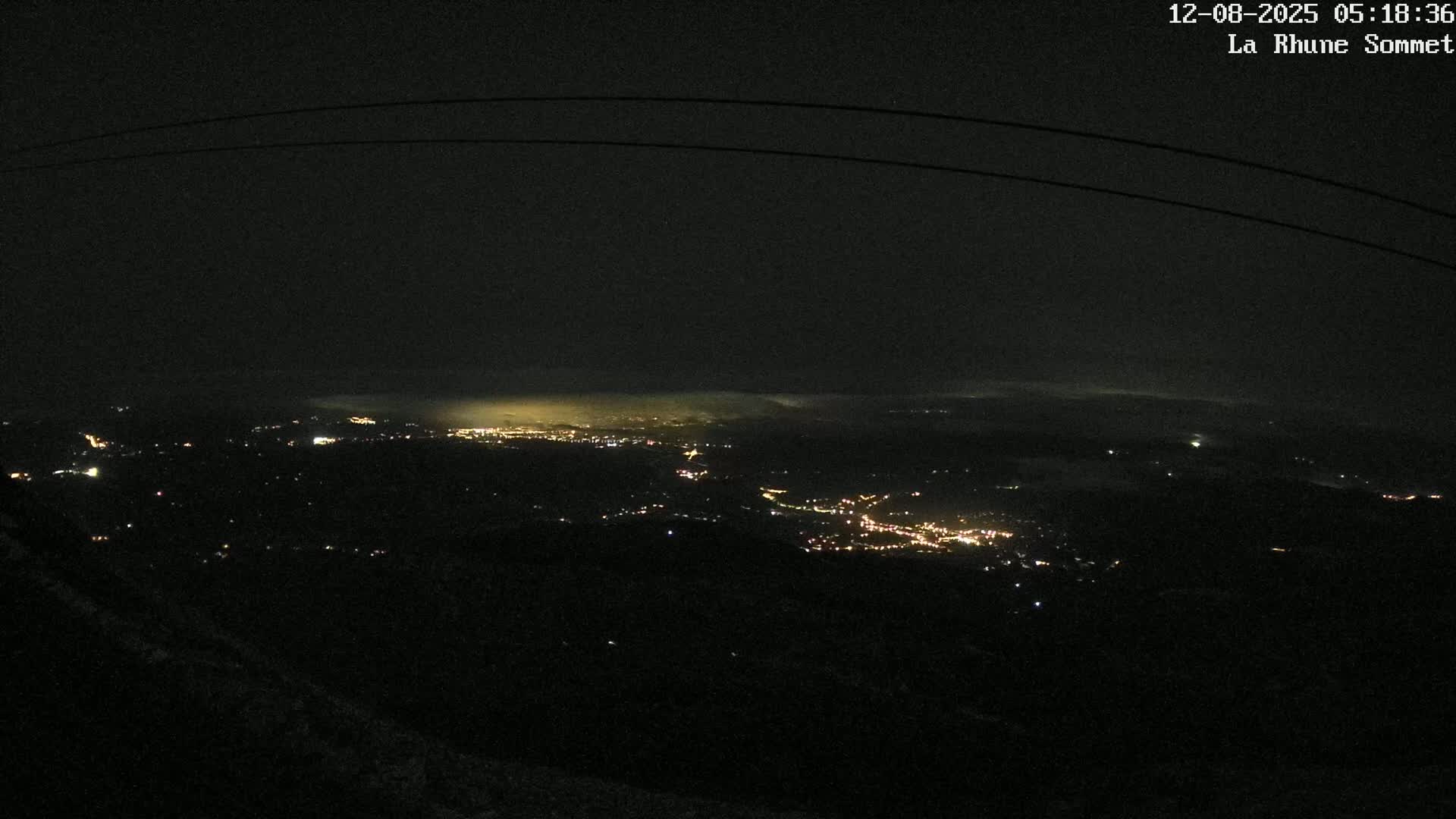 Saint-Jean-de-Luz from Sommet de La Rhune Mountain Summit Panaromic Live Cam - Bayonne, 	Pyrenees-Atlantiques, Nouvelle-Aquitaine, France