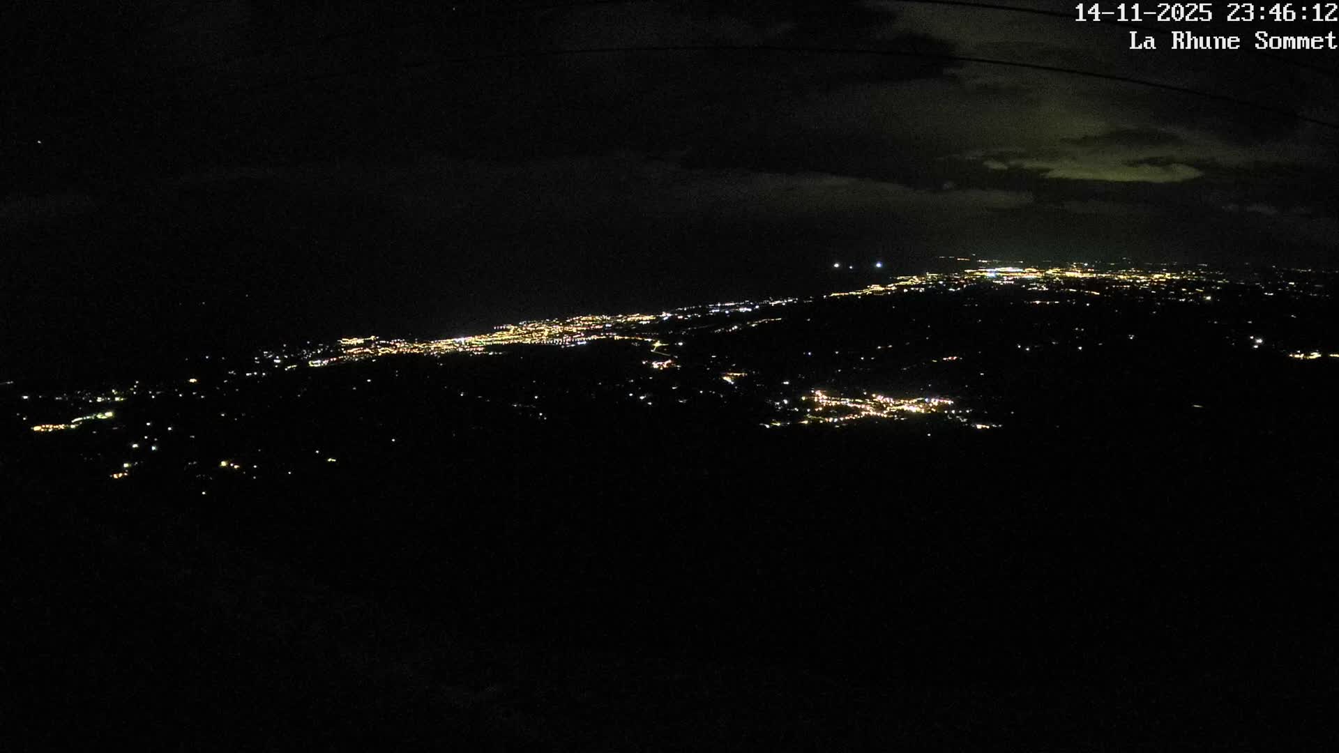 Saint-Jean-de-Luz from Sommet de La Rhune Mountain Summit Panaromic Live Cam - Bayonne, 	Pyrenees-Atlantiques, Nouvelle-Aquitaine, France