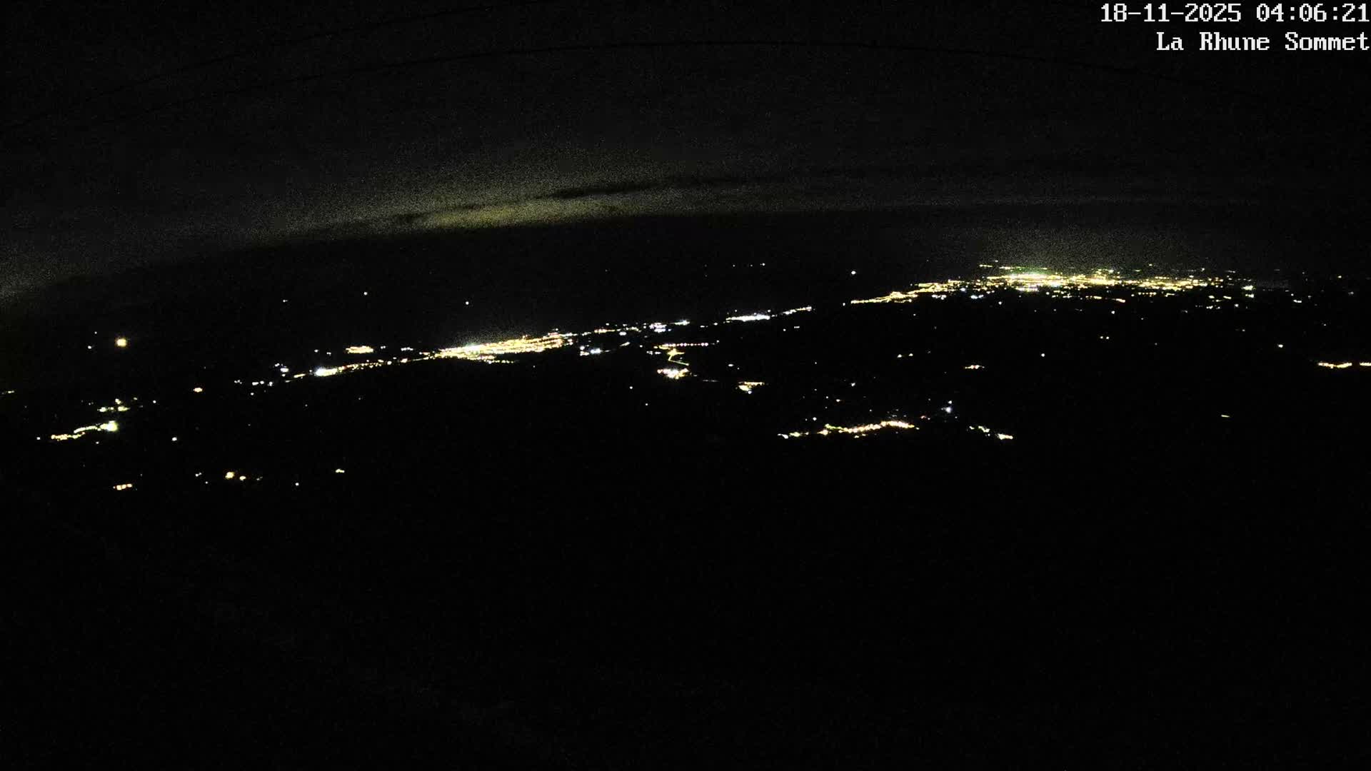 Saint-Jean-de-Luz from Sommet de La Rhune Mountain Summit Panaromic Live Cam - Bayonne, 	Pyrenees-Atlantiques, Nouvelle-Aquitaine, France