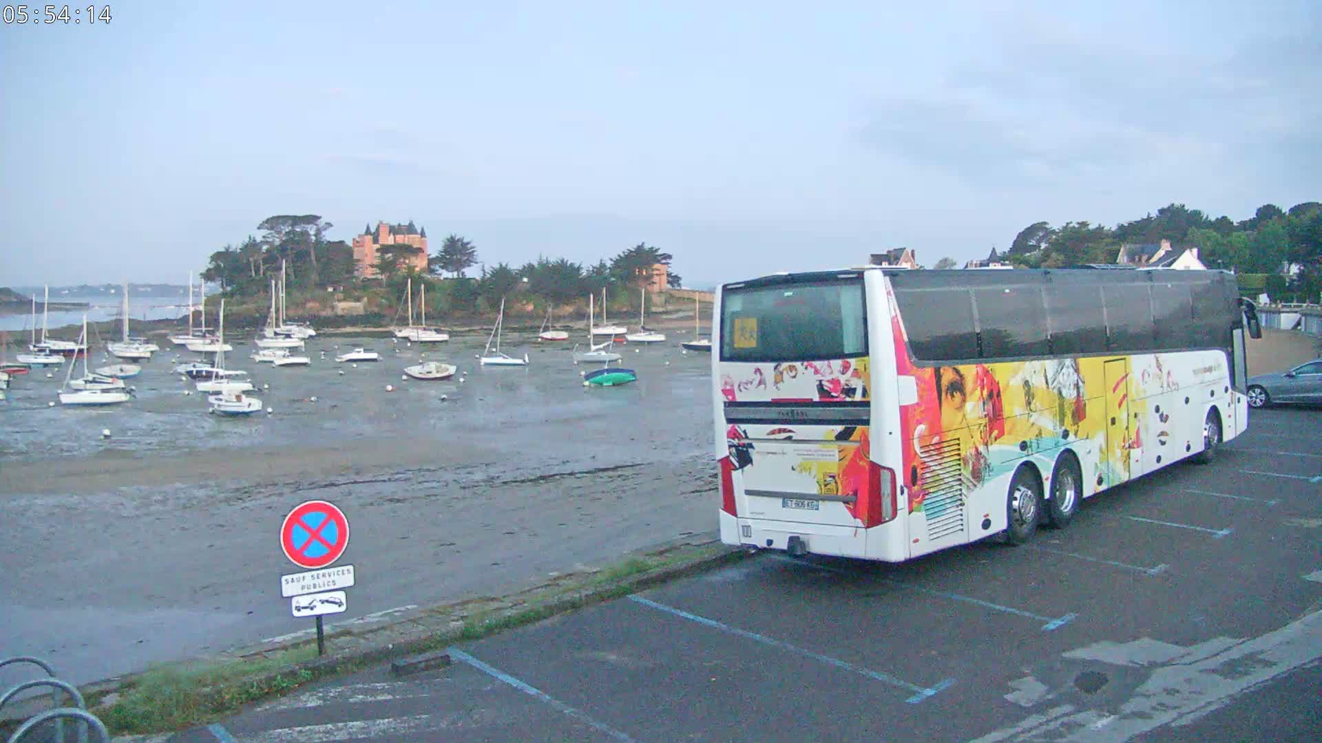 Saint-Briac-sur-Mer, Port & Plage de Bechet Live Cam - Saint-Malo, Ille-et-Vilaine, Bretagne, France