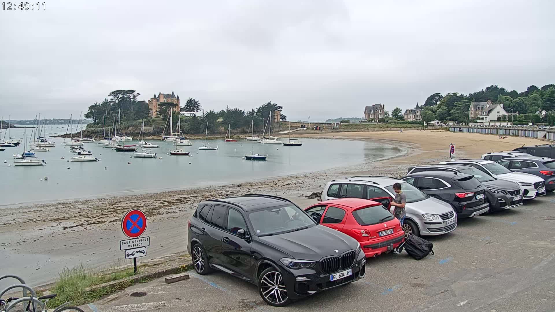 Saint-Briac-sur-Mer, Port & Plage de Bechet Live Cam - Saint-Malo, Ille-et-Vilaine, Bretagne, France