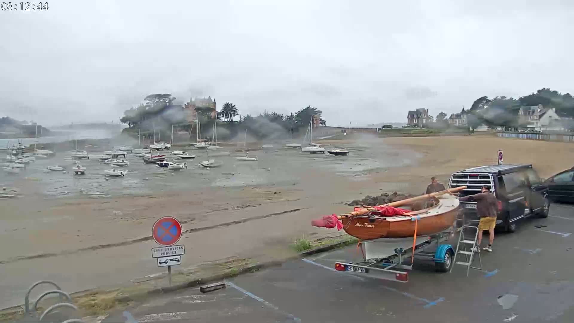 Saint-Briac-sur-Mer, Port & Plage de Bechet Live Cam - Saint-Malo, Ille-et-Vilaine, Bretagne, France