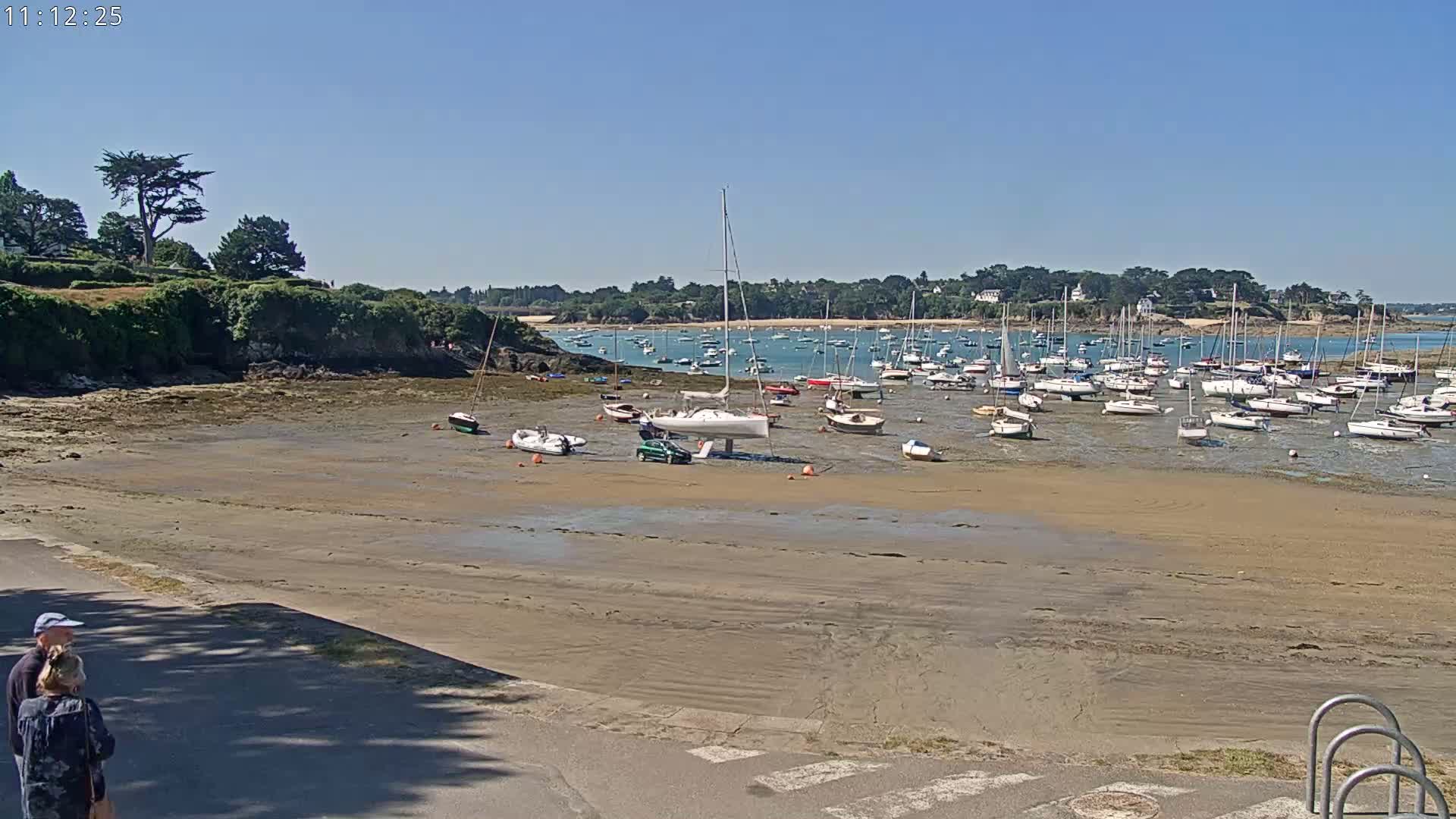 Saint-Briac-sur-Mer, Port & Plage de Bechet Live Cam - Saint-Malo, Ille-et-Vilaine, Bretagne, France
