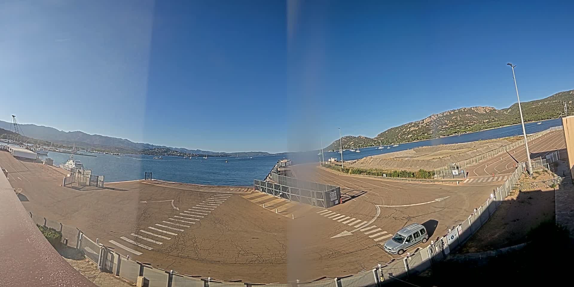 Corse (Corsica), Porto Vecchio Port  Live Cam -  Sartene, Corse-du-Sud, Corse, France