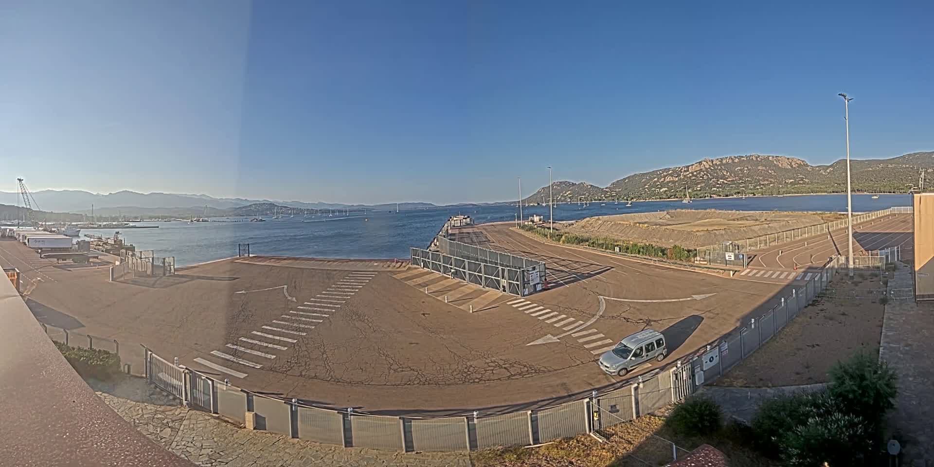 Corse (Corsica), Porto Vecchio Port  Live Cam -  Sartene, Corse-du-Sud, Corse, France