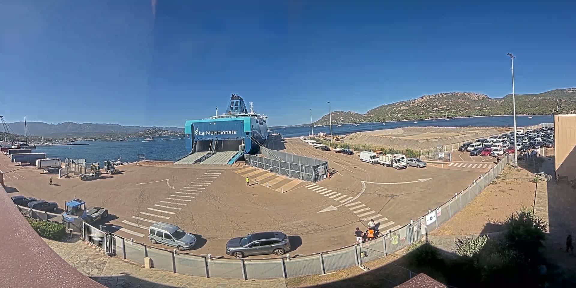 Corse (Corsica), Porto Vecchio Port  Live Cam -  Sartene, Corse-du-Sud, Corse, France